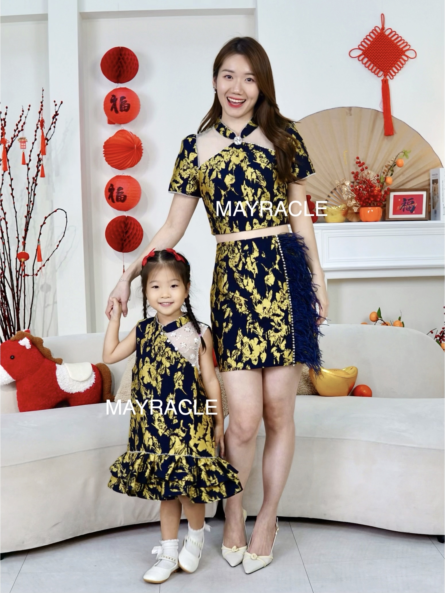 [PRE-ORDER] CNY 2027 Shen (盛) Top + Skort Set