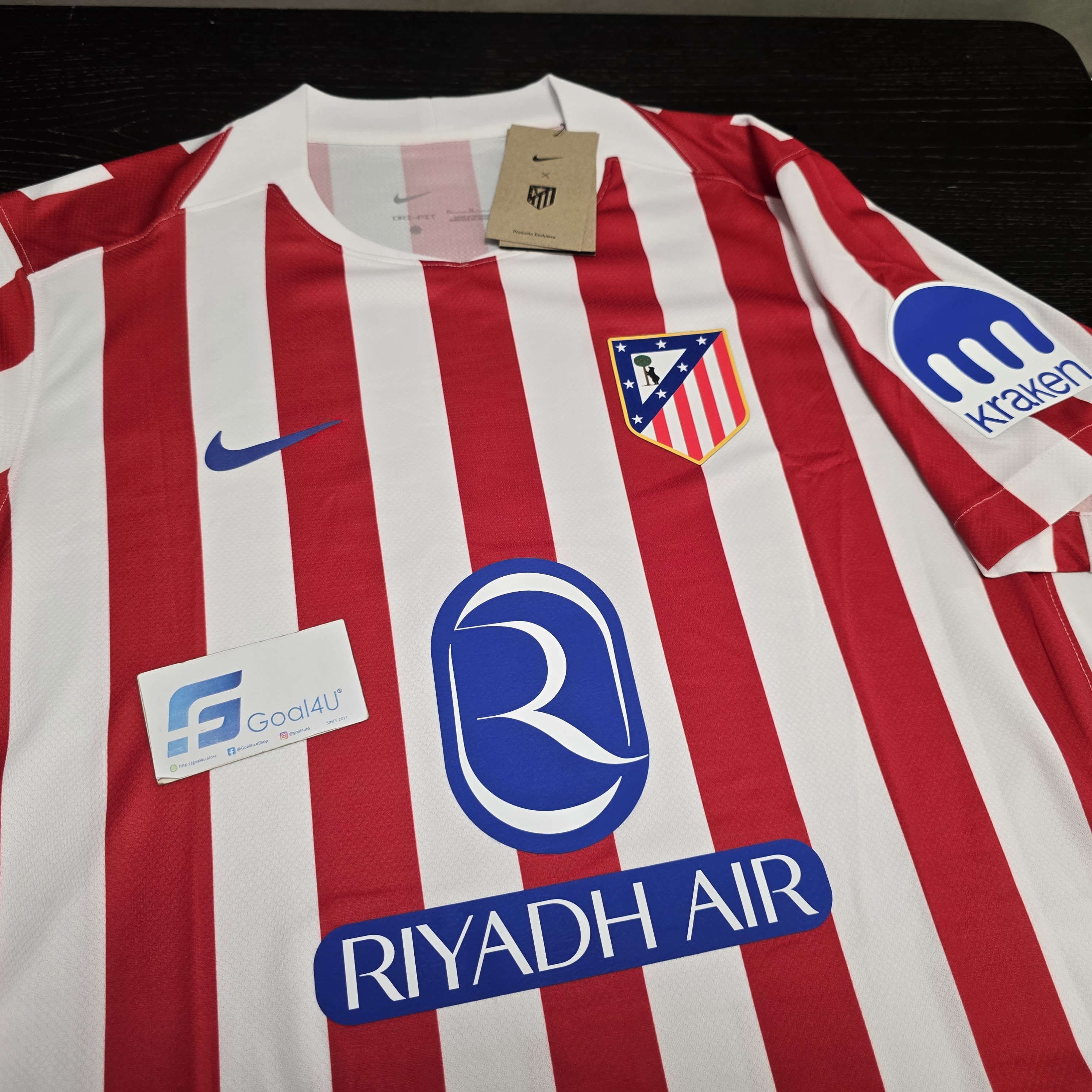 ⚡ Nike Atletico Madrid 馬德里體育會2025-26主場球迷版球衣 (可加印字章) HJ4587