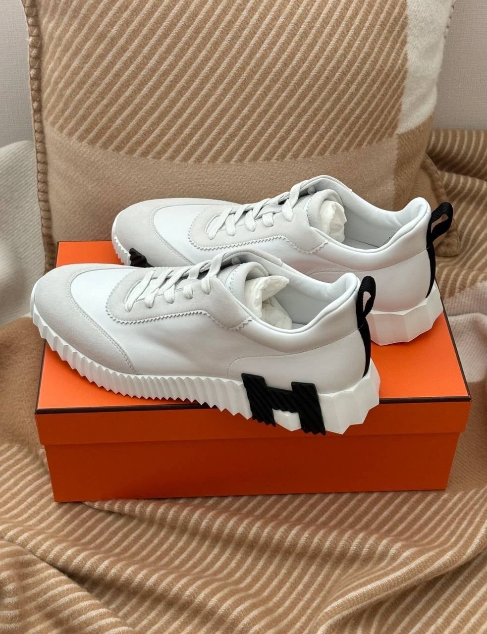 配貨價✨Hermes Bouncing Sneakers  熊貓🐼色 男女同款 🔖WhatsApp check size 