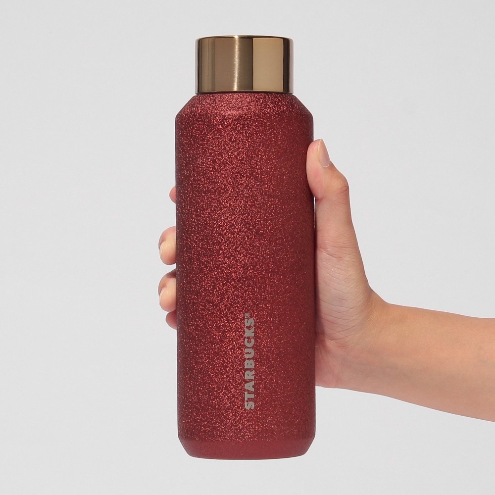 🎀【預訂】 Starbucks JP Colors of Holiday 閃閃紅色不鏽鋼水瓶473ml