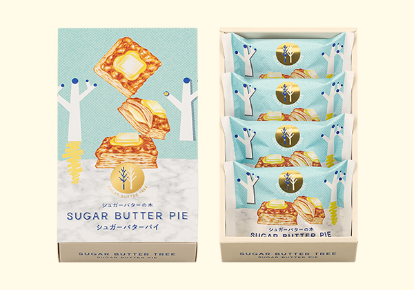 [訂購] [日本製] SUGAR BUTTER TREE ｜ 法式千層酥｜ 4件裝 ｜ 賞味期限：30-40日 {TF2606001}