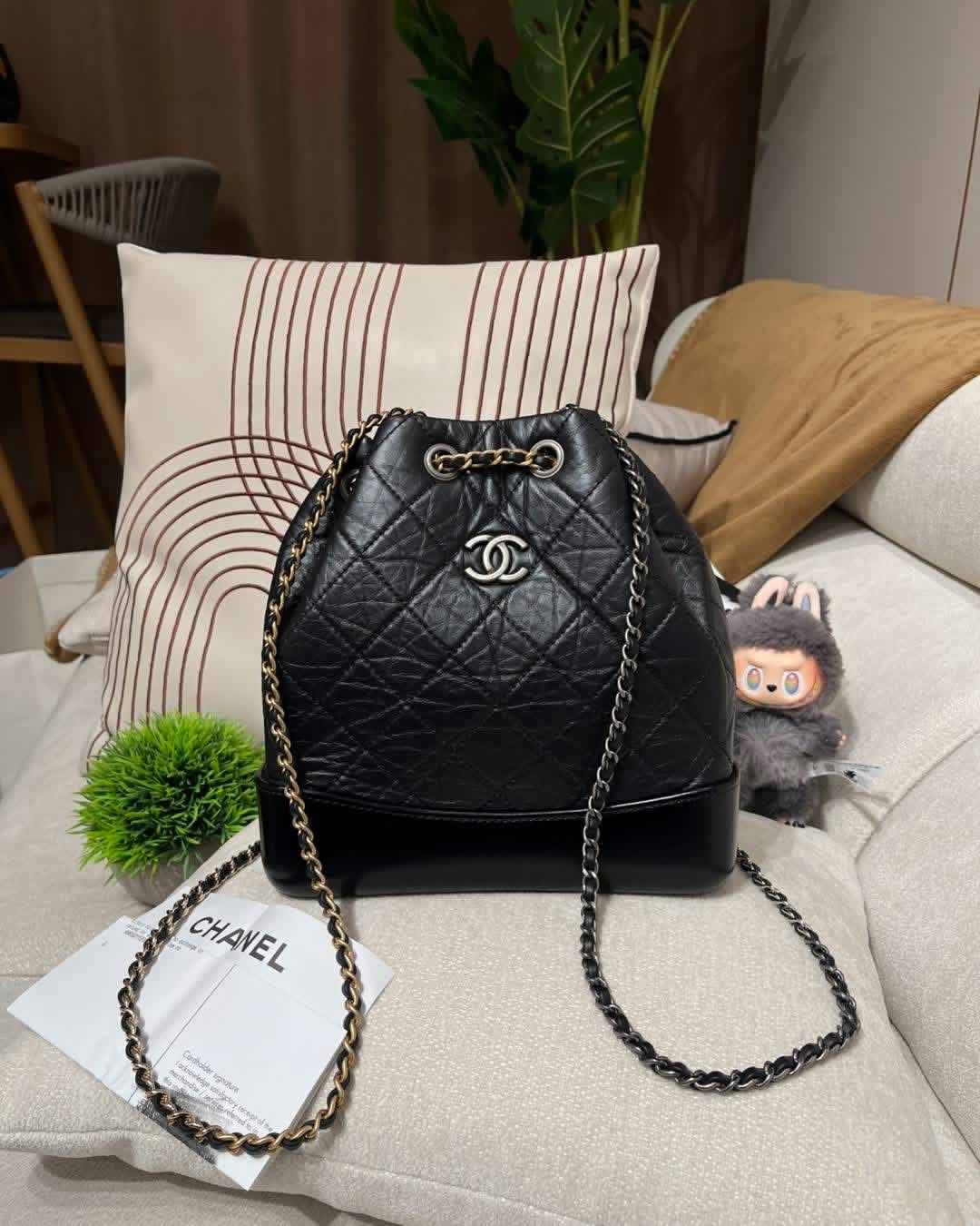 未使用品 Chanel Gabrielle backpack small 100%Authentic ,Unused未使用品  ✅專門店收據✅晶片 ✅dust bag✅box
