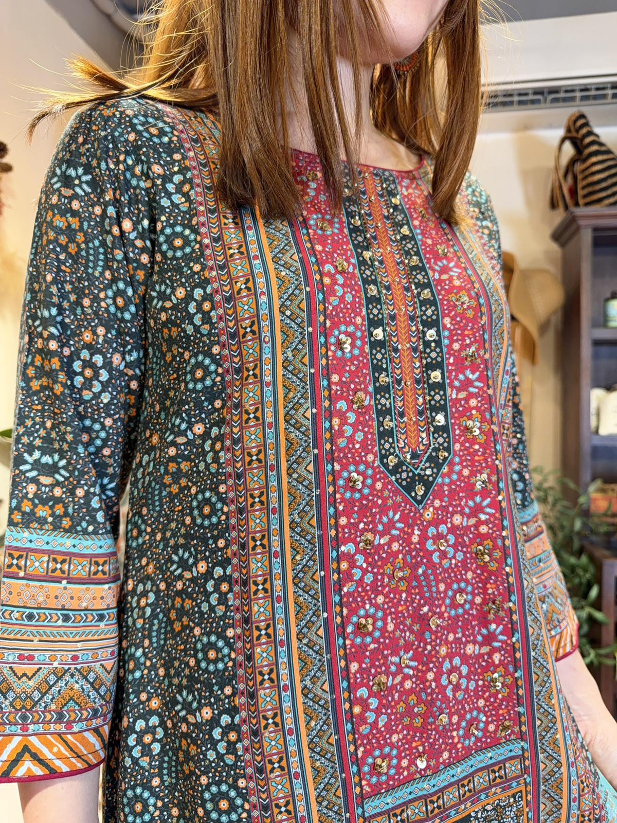 2163 Vintage Kurta 42"