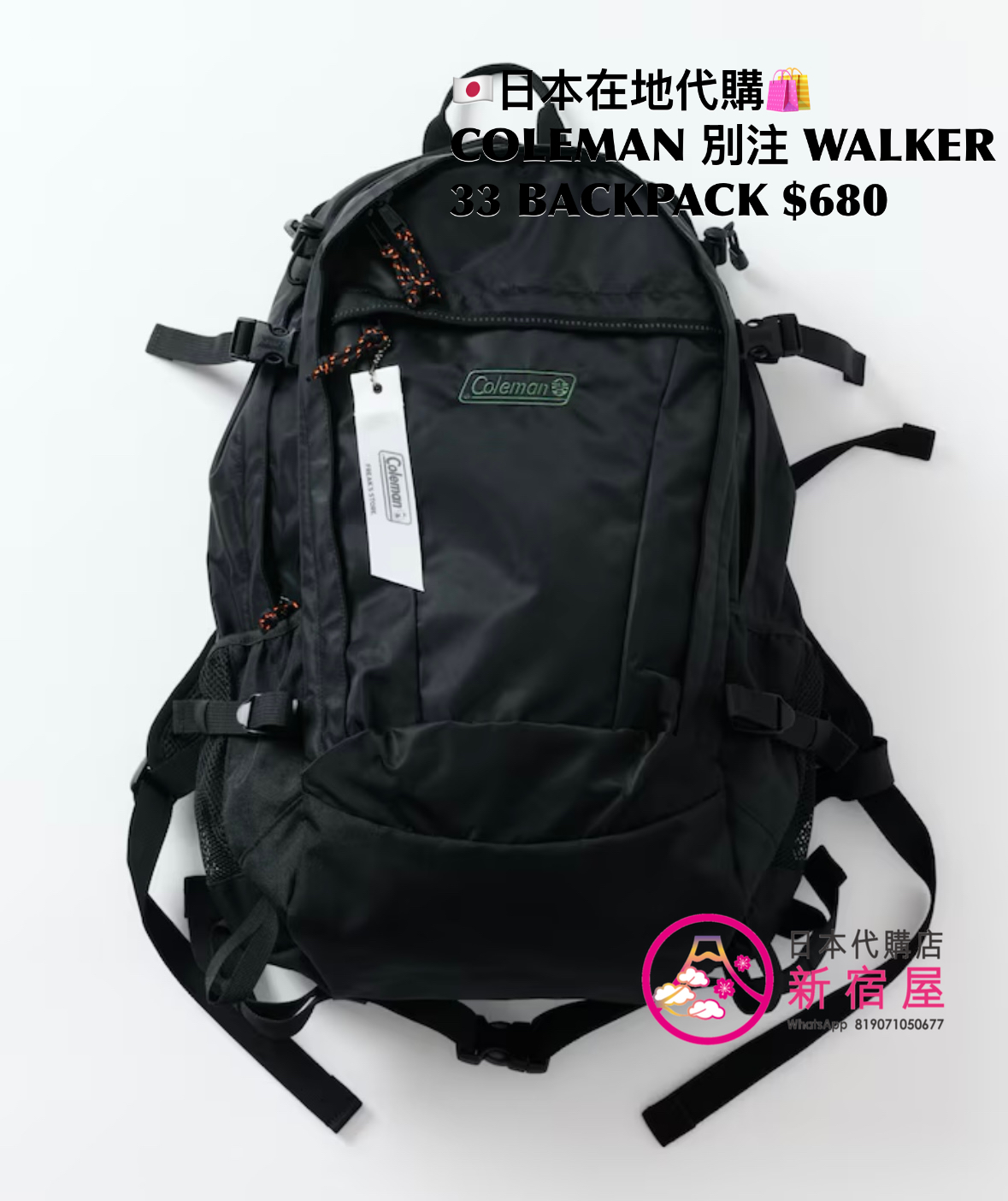 COLEMAN 別注 WALKER 33 BACKPACK