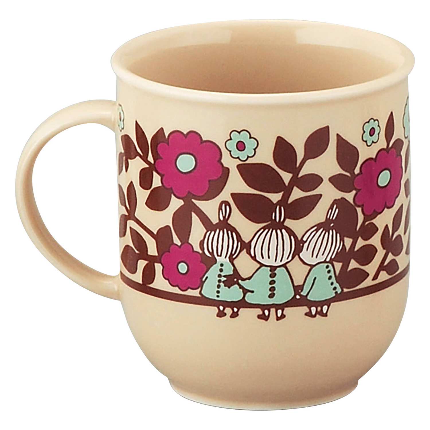 Moomin姆明 - 復古系列杯子 (紅色阿美花叢款)