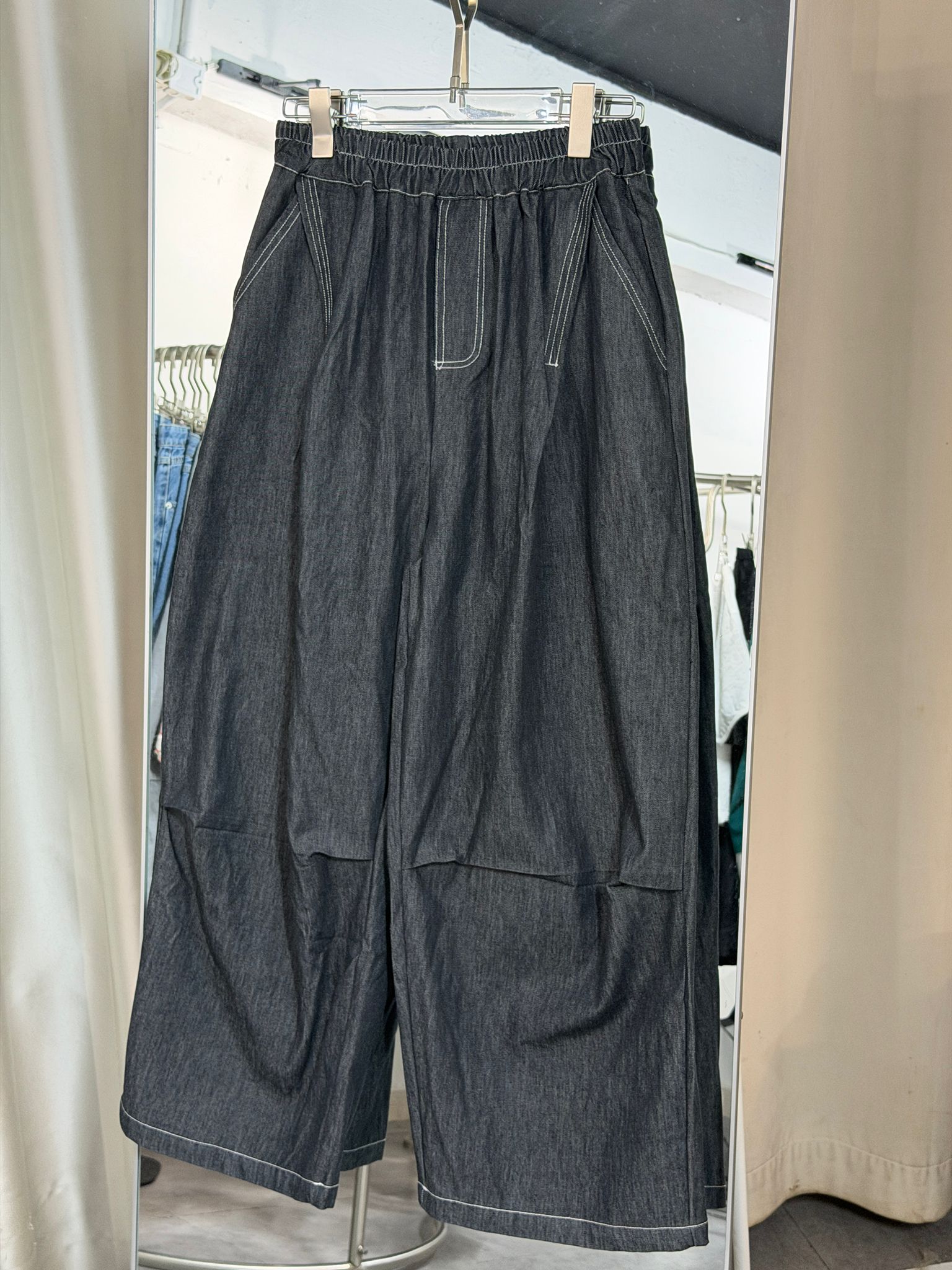 寬鬆休閒牛仔褲