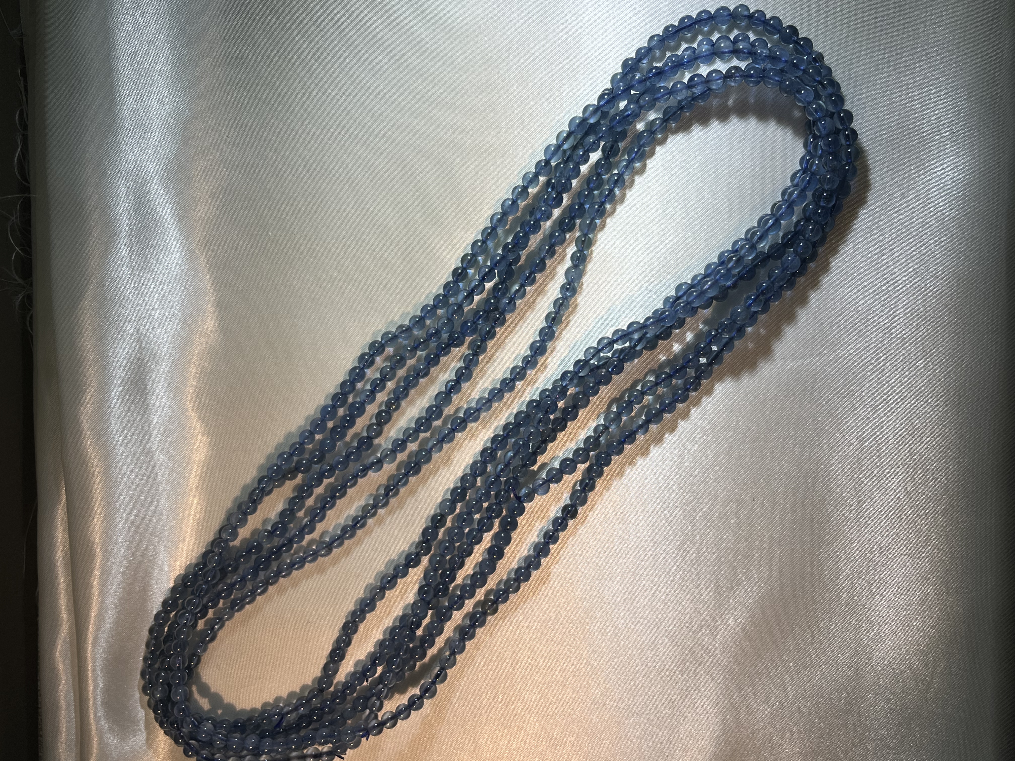 魔鬼藍三圈海藍寶 5mm