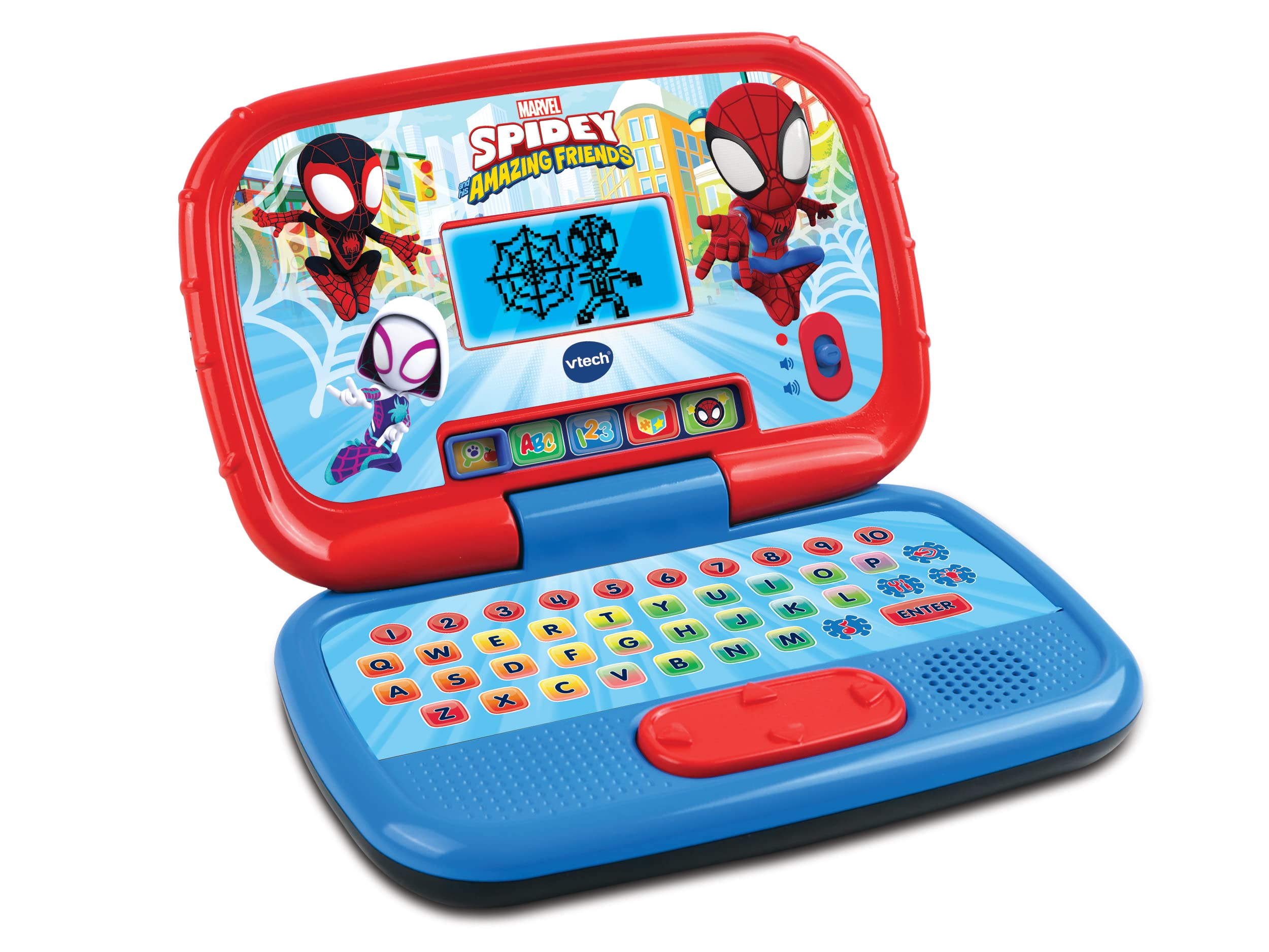 VTech Marvel Spidey Learning Laptop 蜘蛛俠兒童學習電腦 英文拼音字母學習機 香港現貨