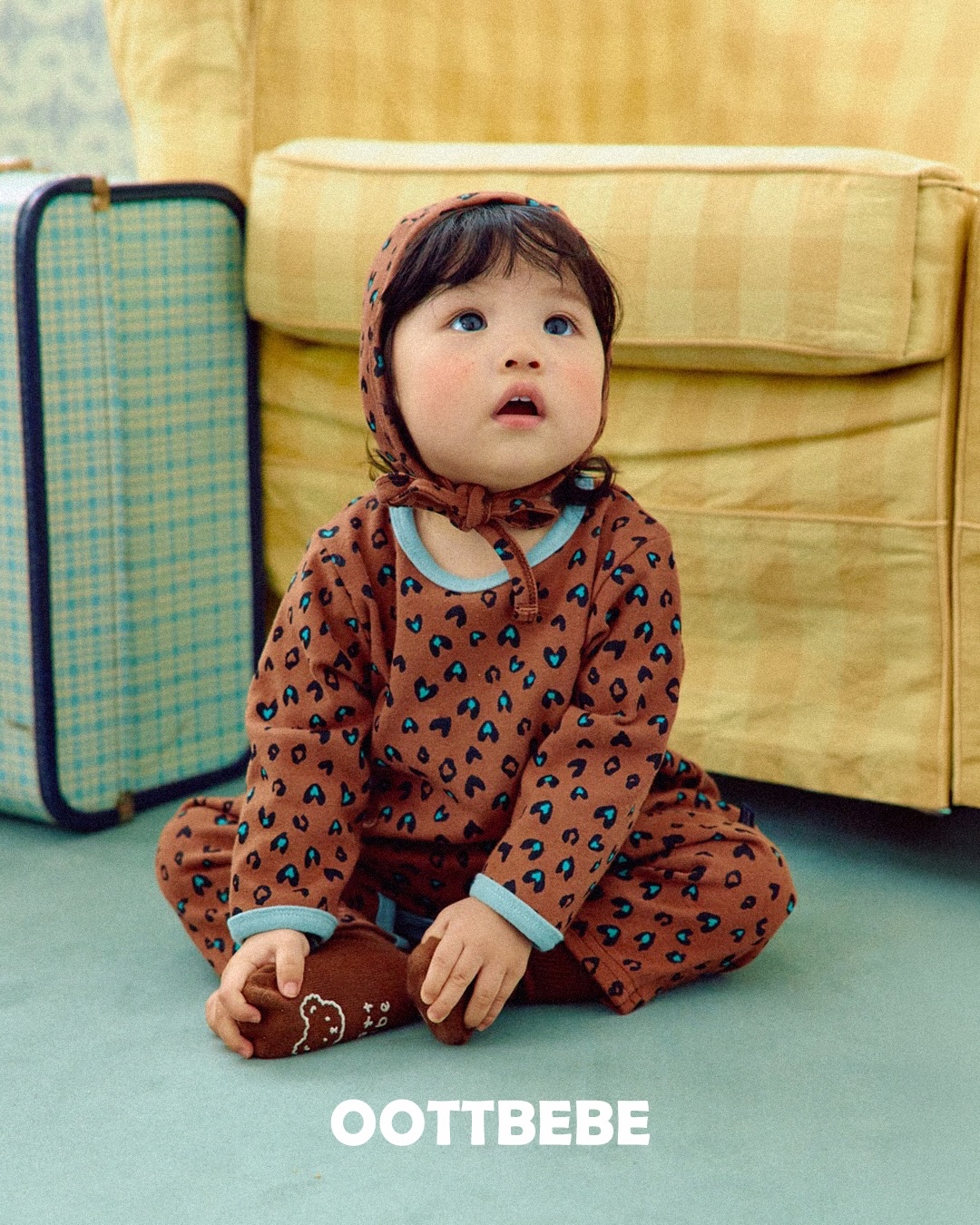 OOTT | Heart Hopi Jeonshin Suit + Bonet SET