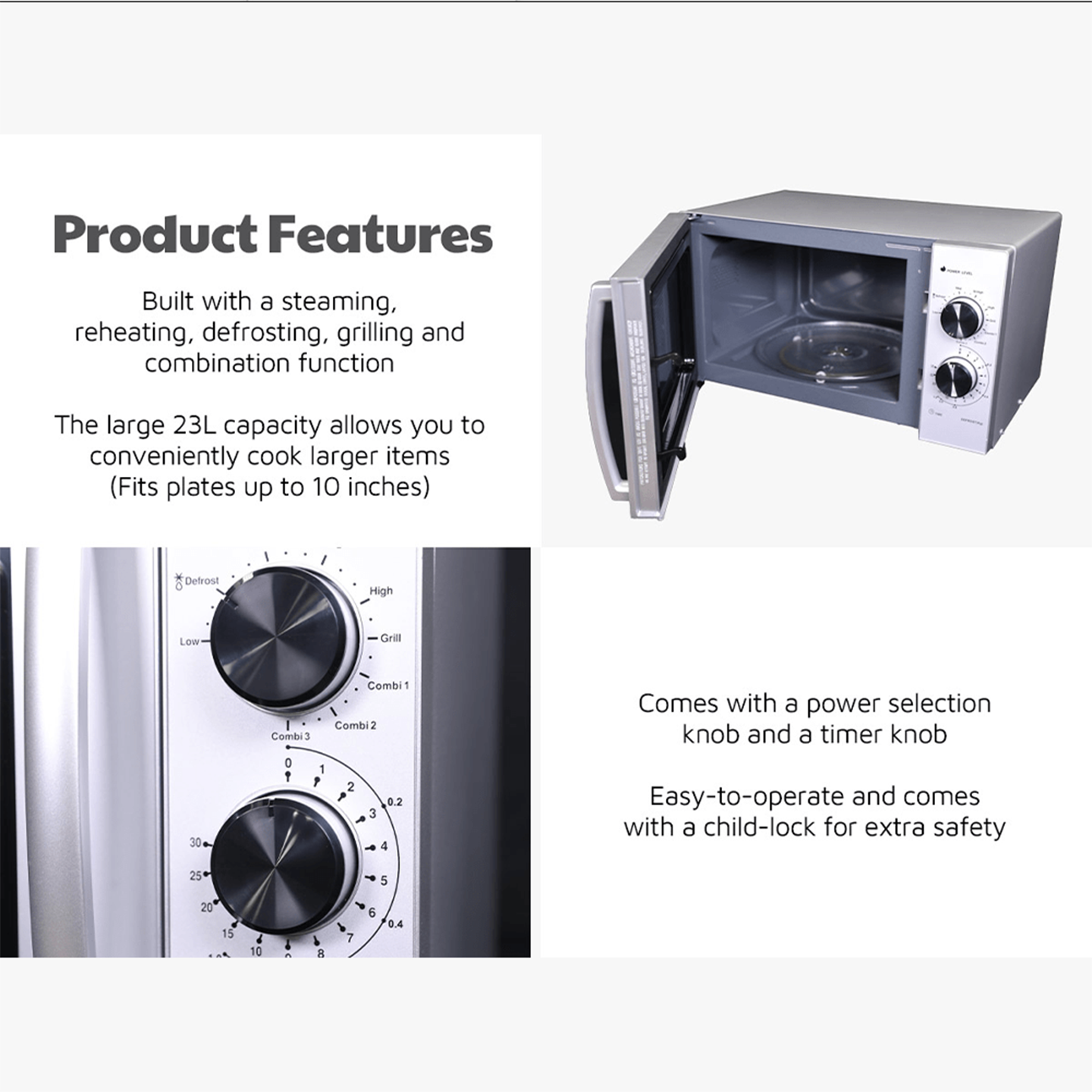 Sharp 23L Grill Microwave Oven (R639ES)