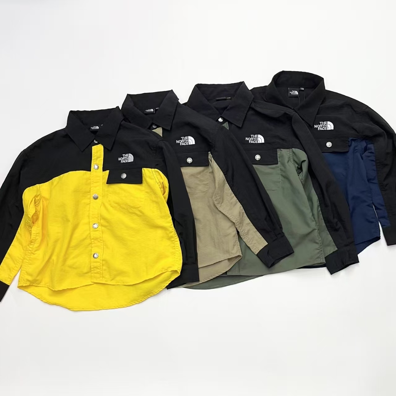 B0012 TNF拼色速乾防風襯衫