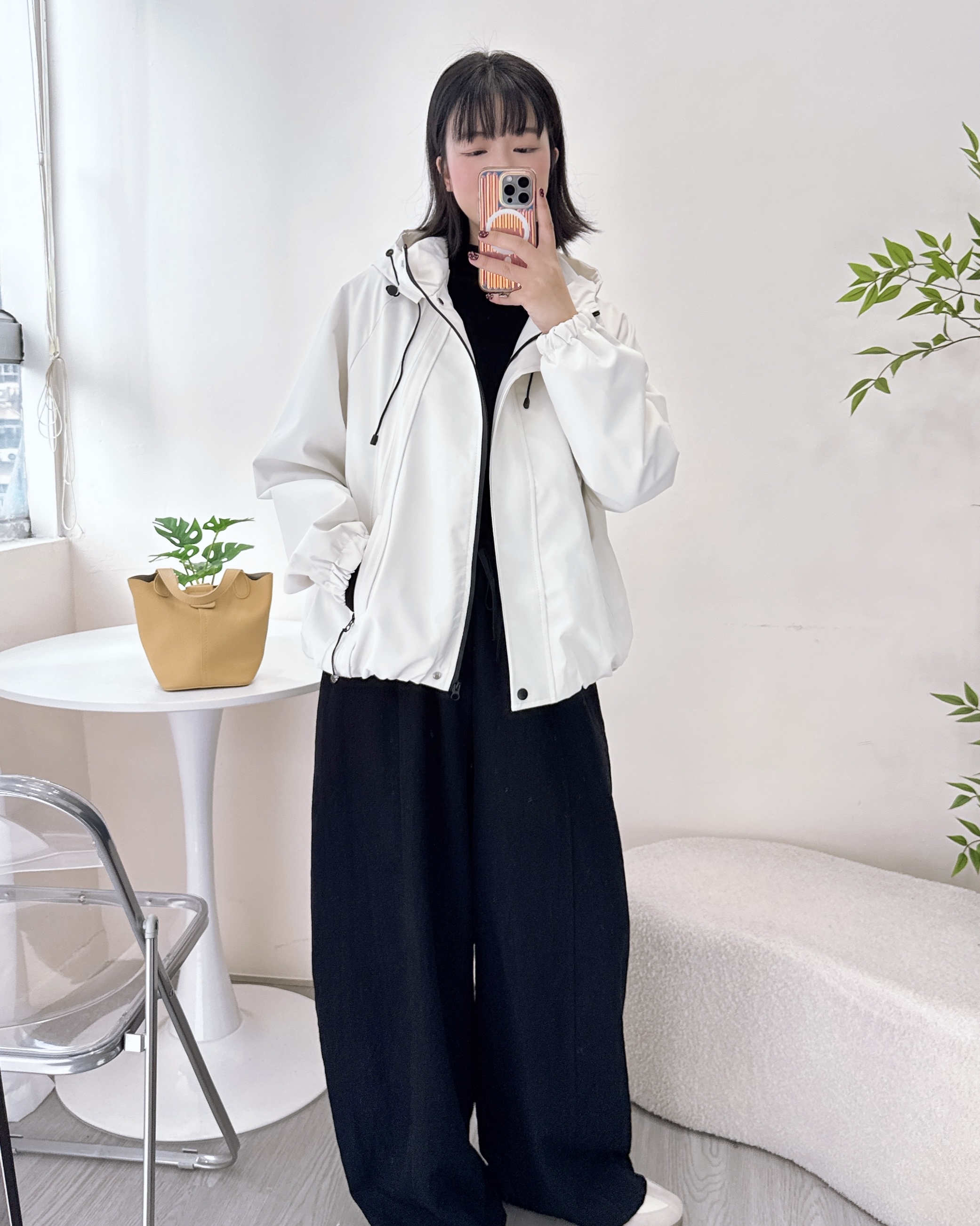 靚料超型防風有帽風褸 3色