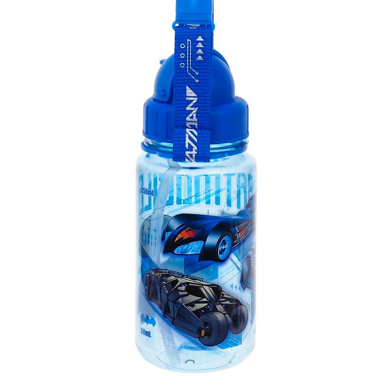 Batman 350ml BPA Free 膠水樽連飲管及頸繩(B1-4980-5)