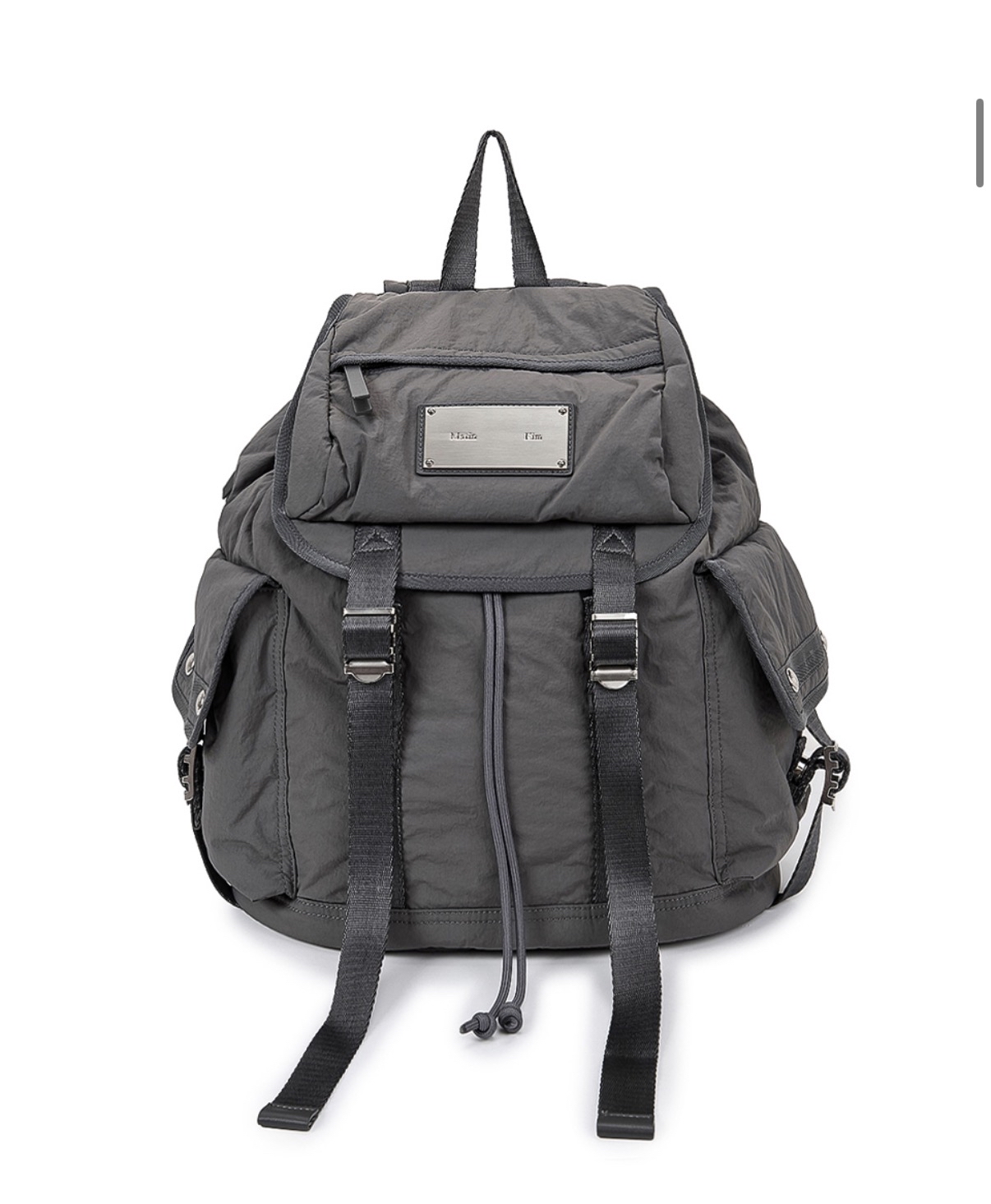 MATIN KIM特價場 POCKET UTILITY LARGE BACK PACK IN CHARCOAL