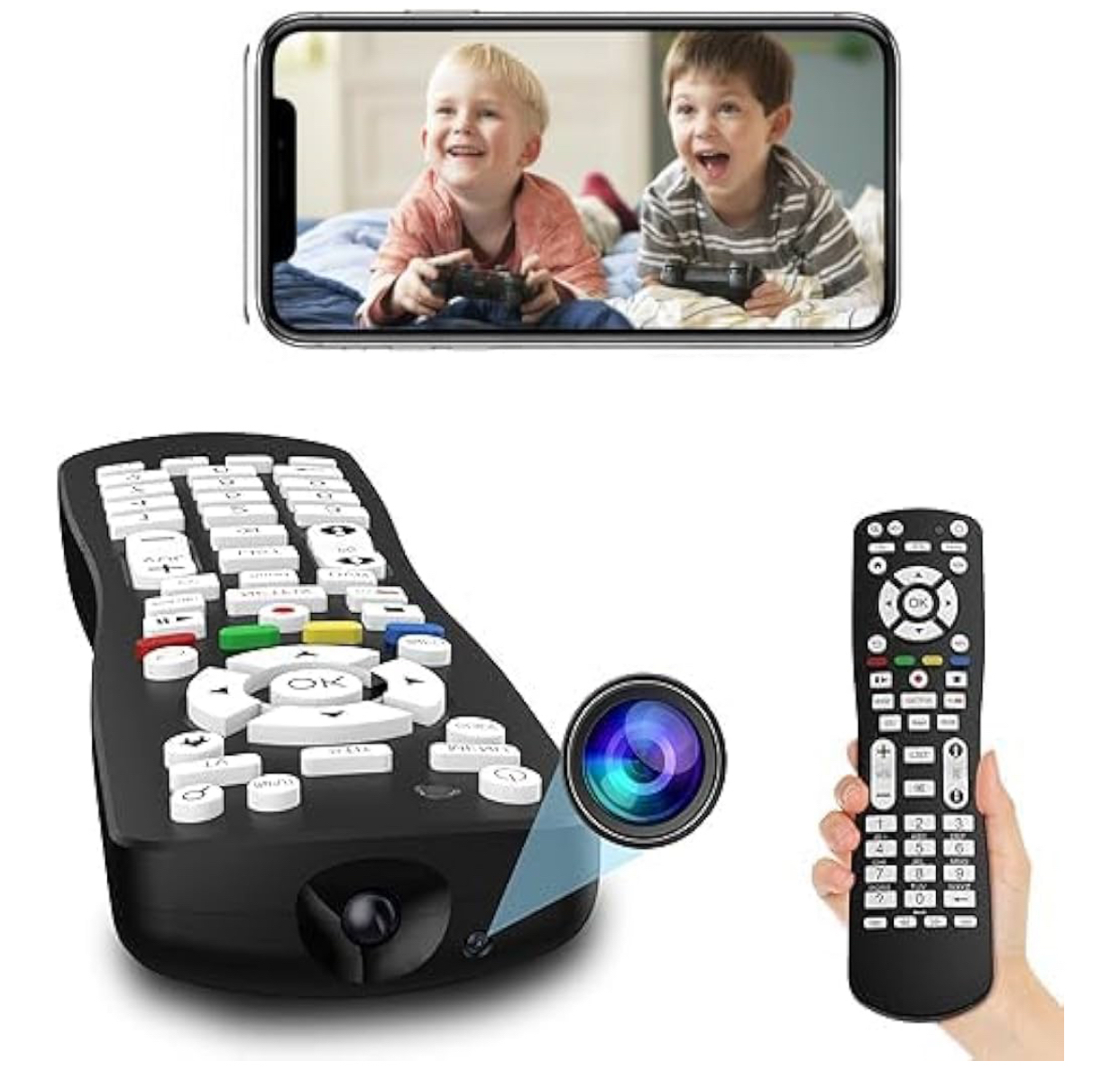 WIFI 4K萬用遙控器型無線網絡微型針孔攝影機