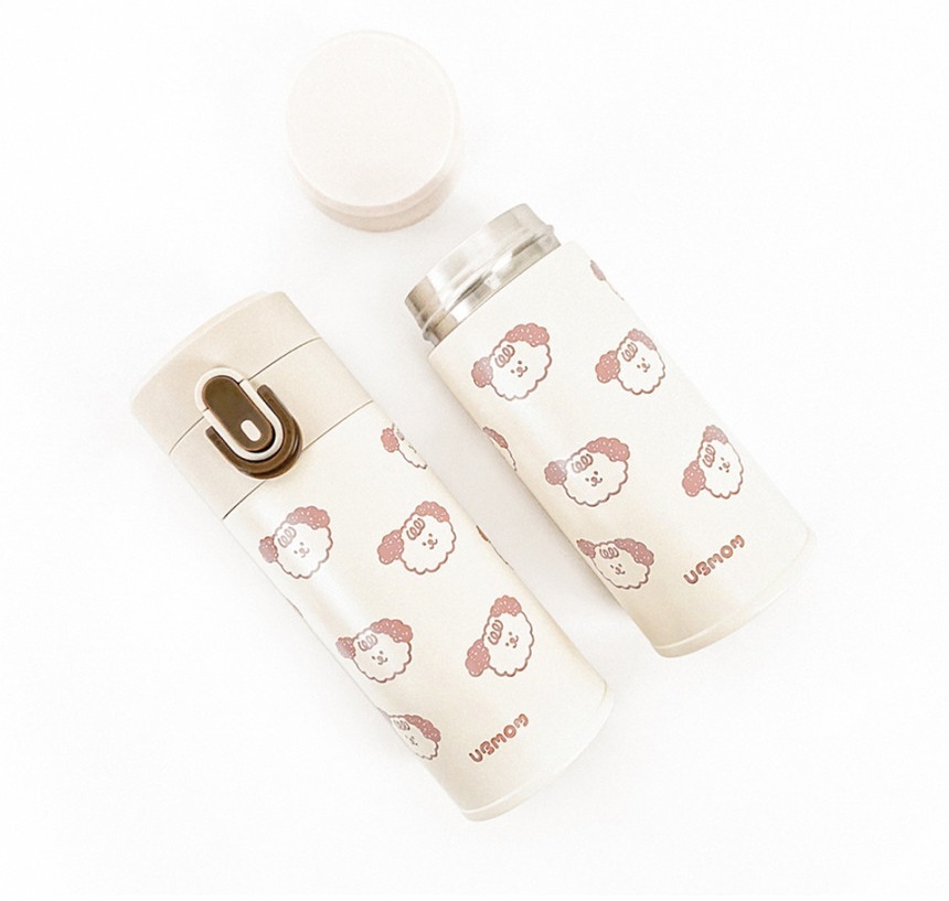 UBMOM 不銹鋼316隨身保溫杯 - Mong - 220ml (內含兩款杯蓋)