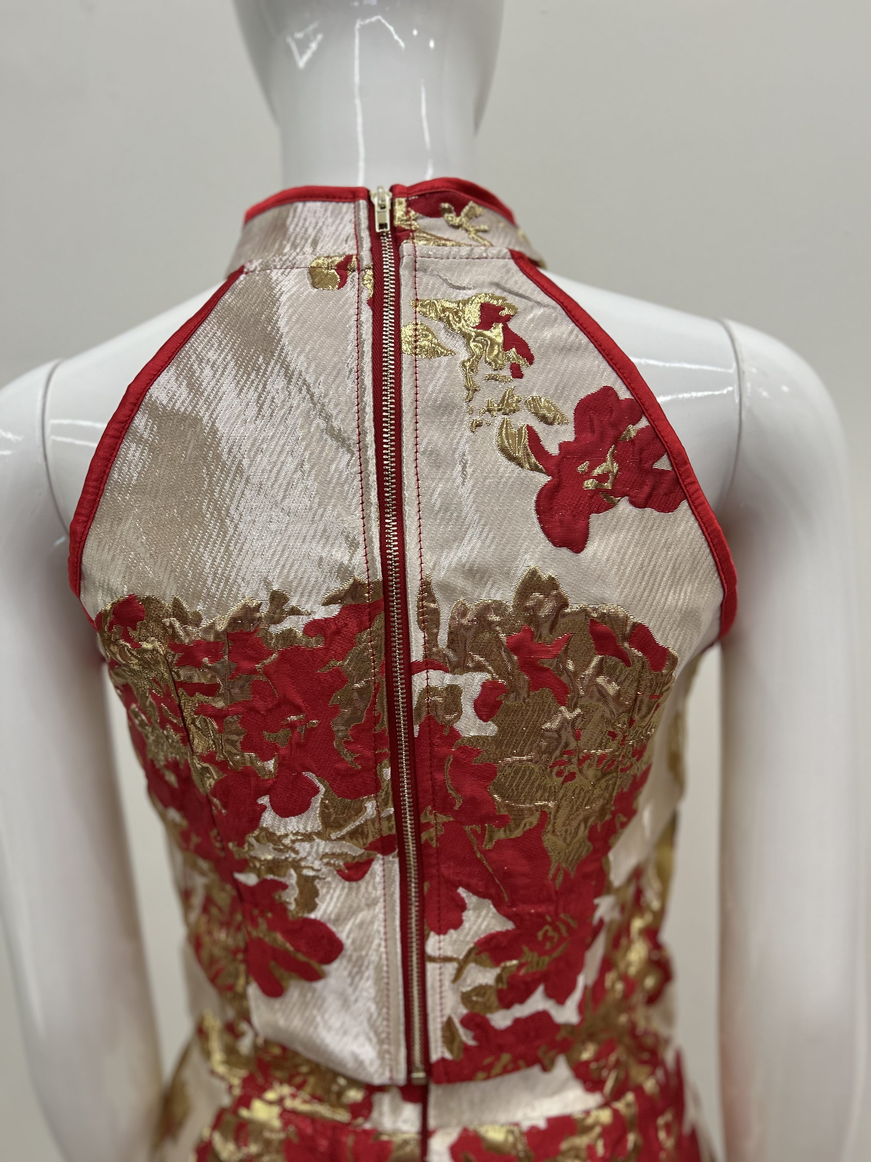 583.WB Embroidered Top + Skirt