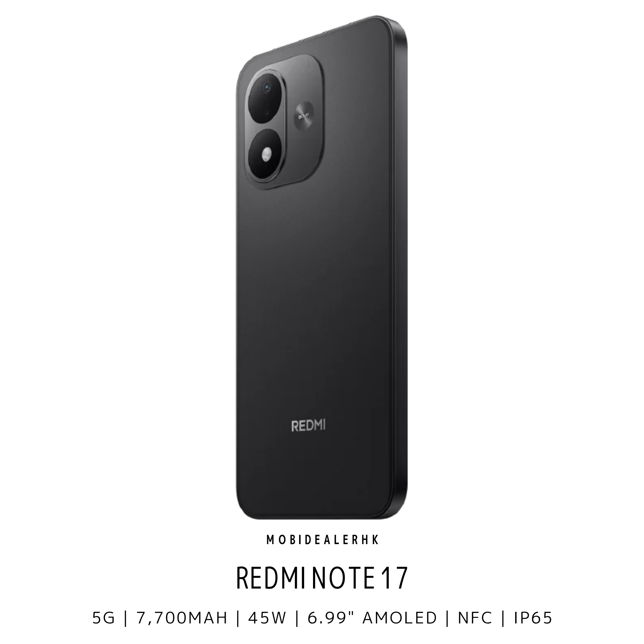 Redmi Note 17 | 紅米 Note 17 | 5G | 智能手機 | 7700mAh大電量 | 45W快充 | 6.99"FHD+ AMOLED | IP65防水