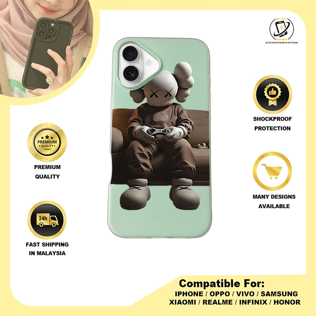 JELLY CASE PHONE FOR IPHONE - DESIGN KAWS A