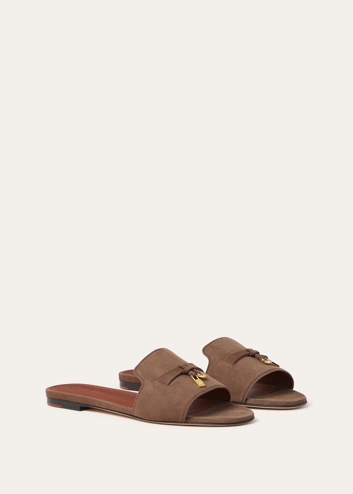 指定顏色精選優惠✨訂貨🍒Loro Piana summer charms sandal  Size 36/37/37.5/38/38.5/39/40  Color :Fossil (D499)