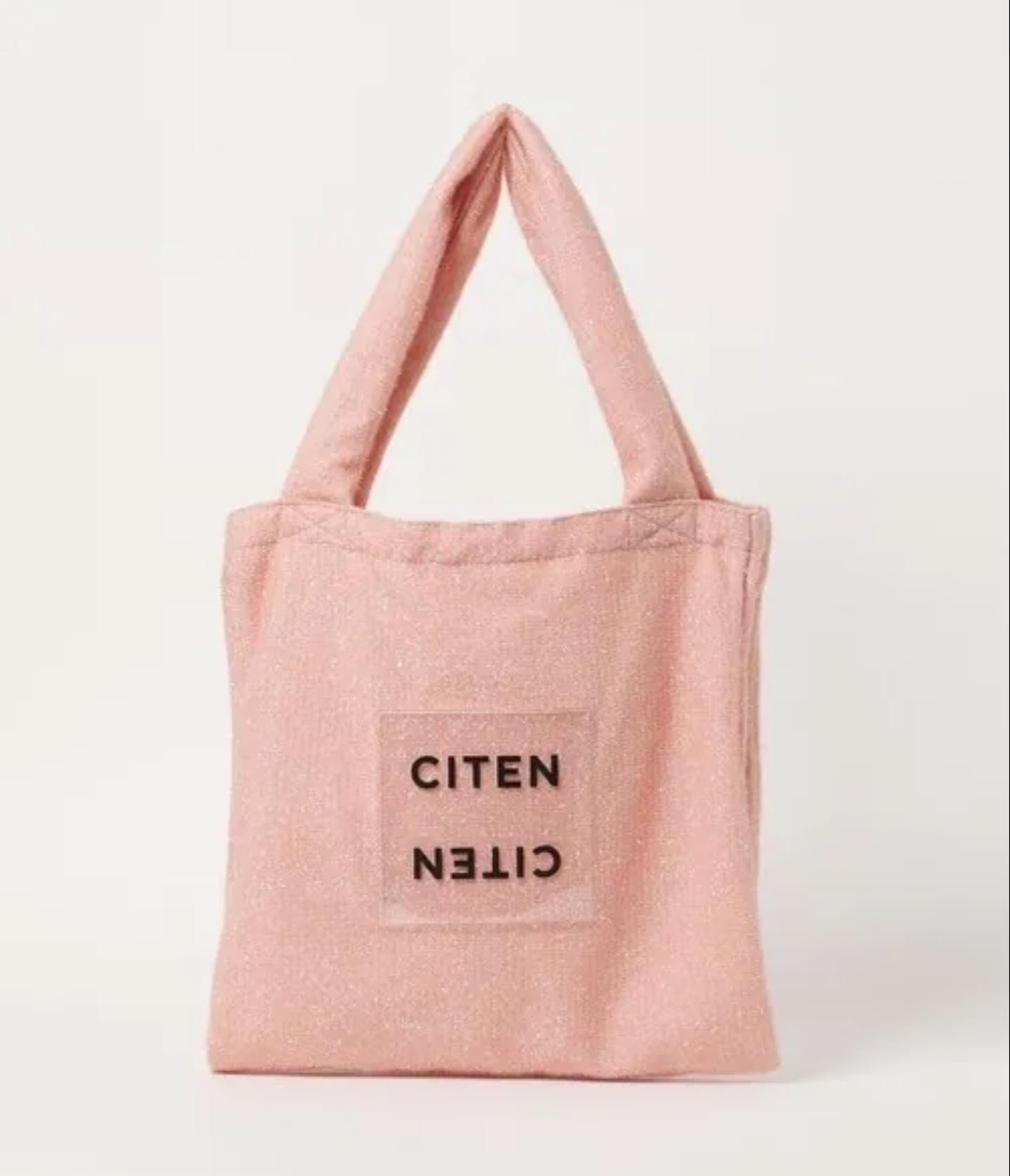CITEN / Glitter Logo Tote Bag