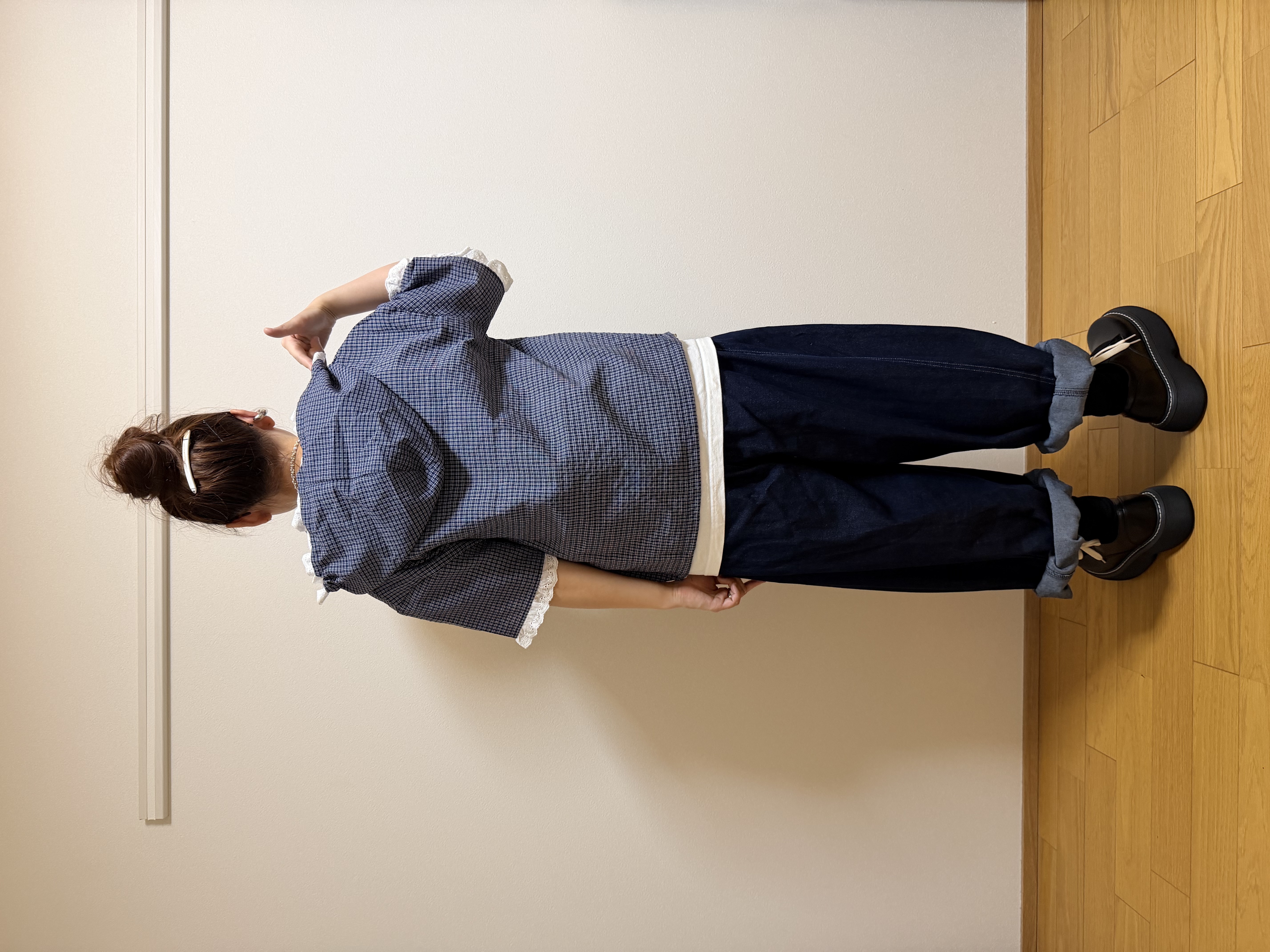 日本W CLOSET 格仔外套