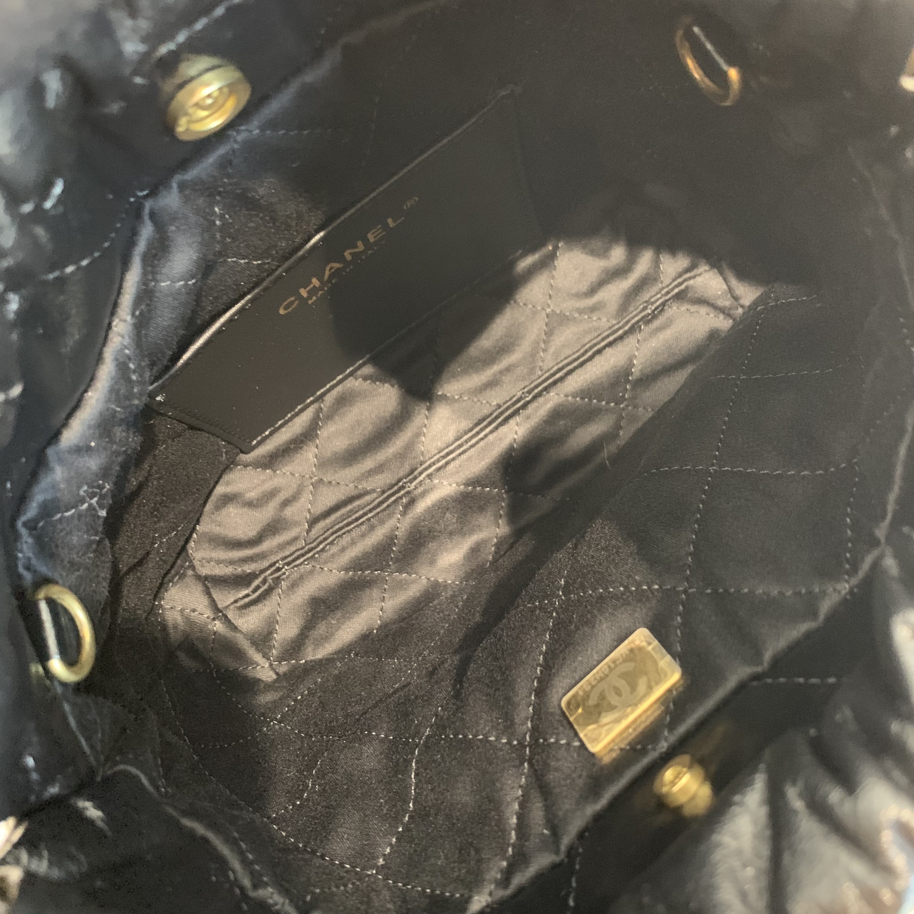 25年正單 Chanel mini 22 bag迷你垃圾袋