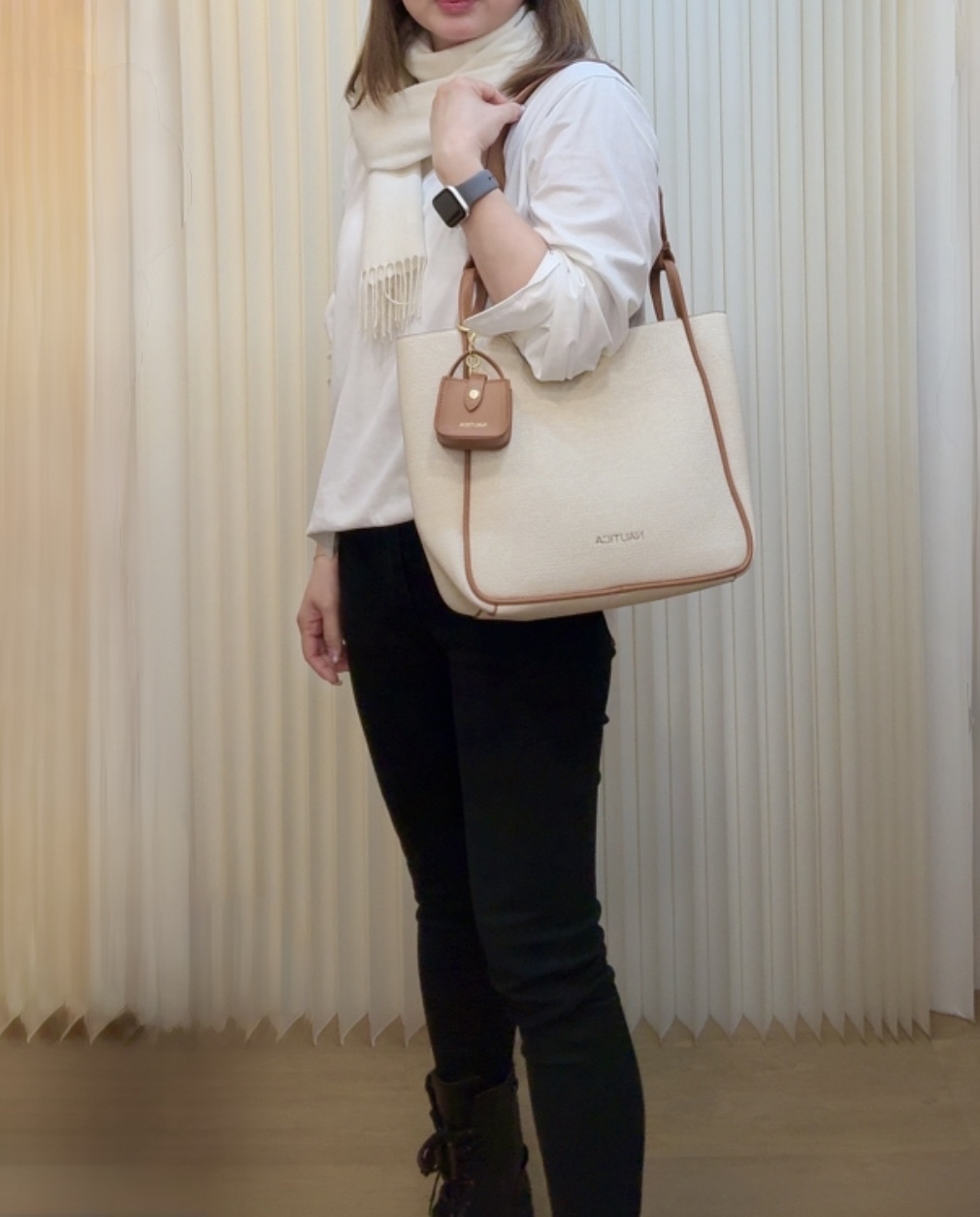 [預購]  Nautica 手提肩背兩用袋 套裝 (連收納袋一個) NA04 Na240032800