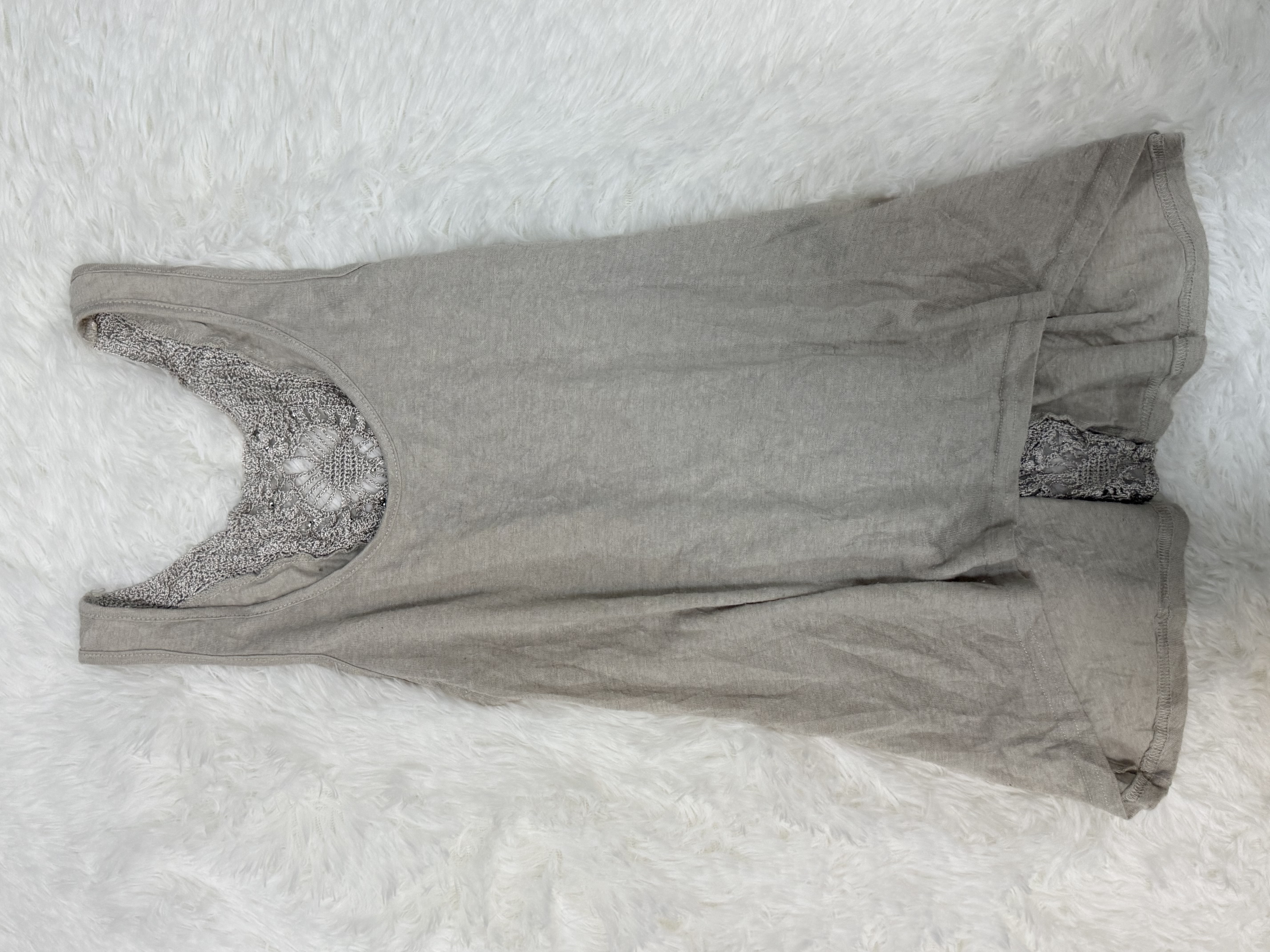 80s Subculture Beading Crochet Sleeveless Vest