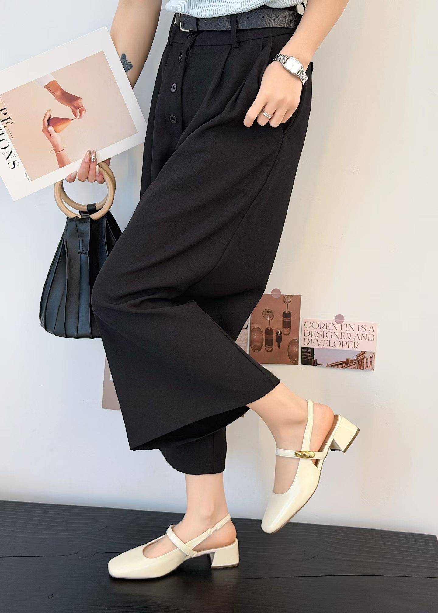 春夏低跟女鞋(標准碼35~39碼 落單備注顔色碼數)