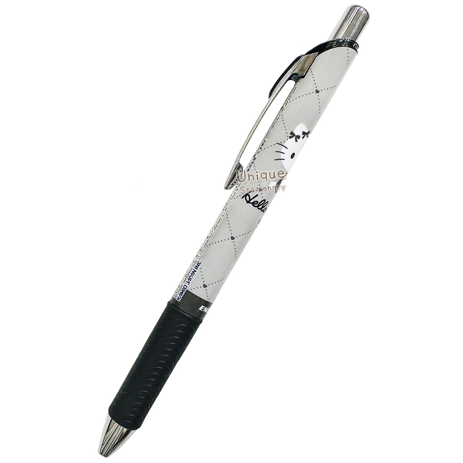 現貨｜Sanrio Hello Kitty 日本製 Pentel EnerGel 0.5mm 黑色 啫喱筆 (308164)