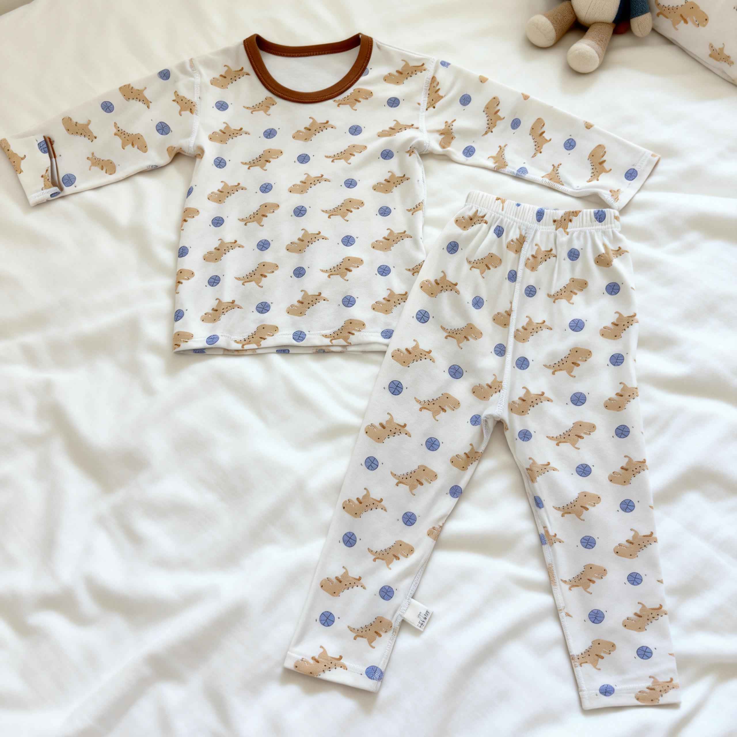 42129901 | Dinosaur Print Kids Pajama Set