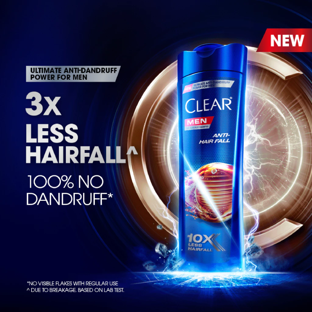 Clear Men Shampoo 170ml - Anti Hair Fall