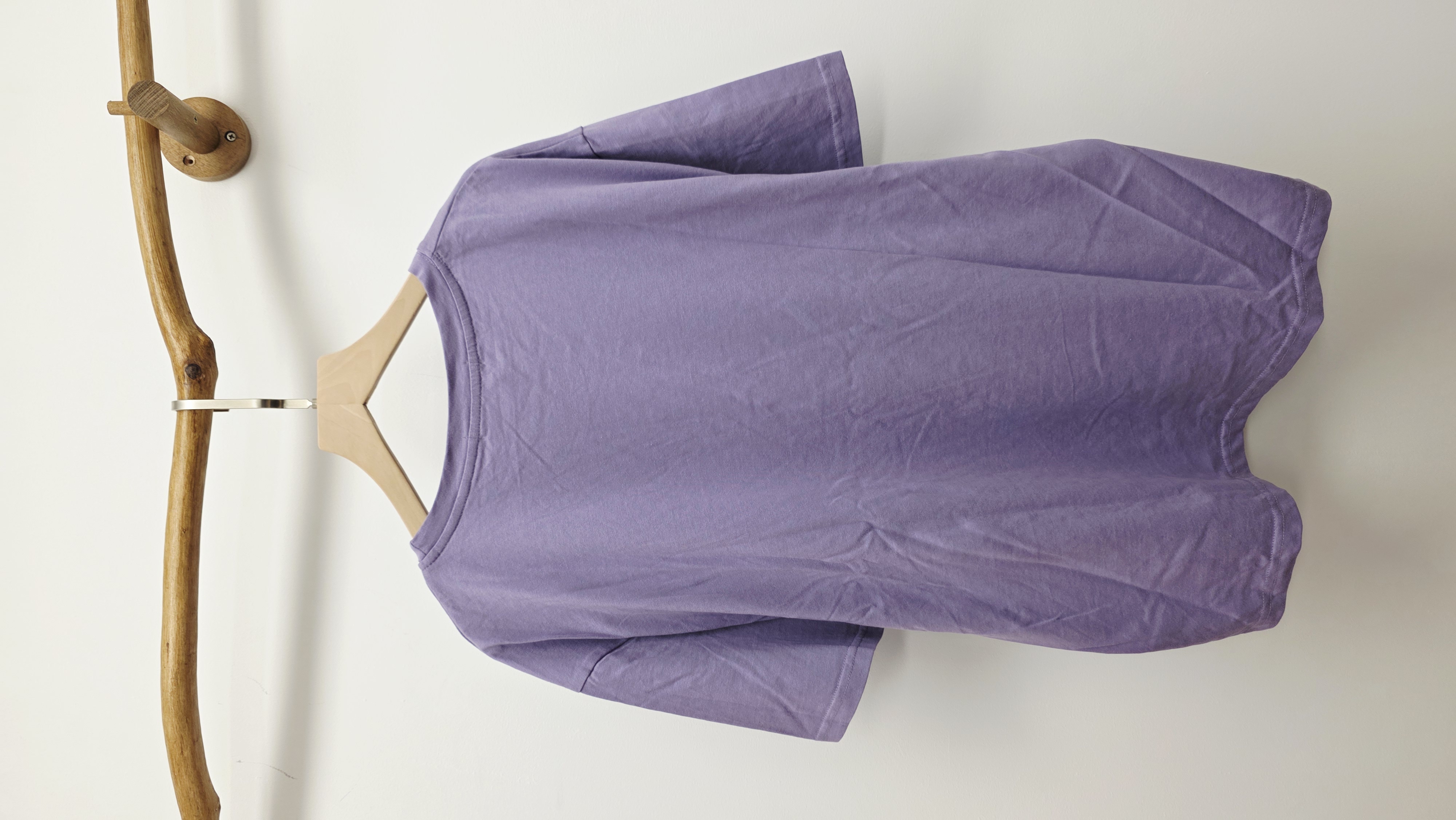 韓國紫貓貓印圖Tee