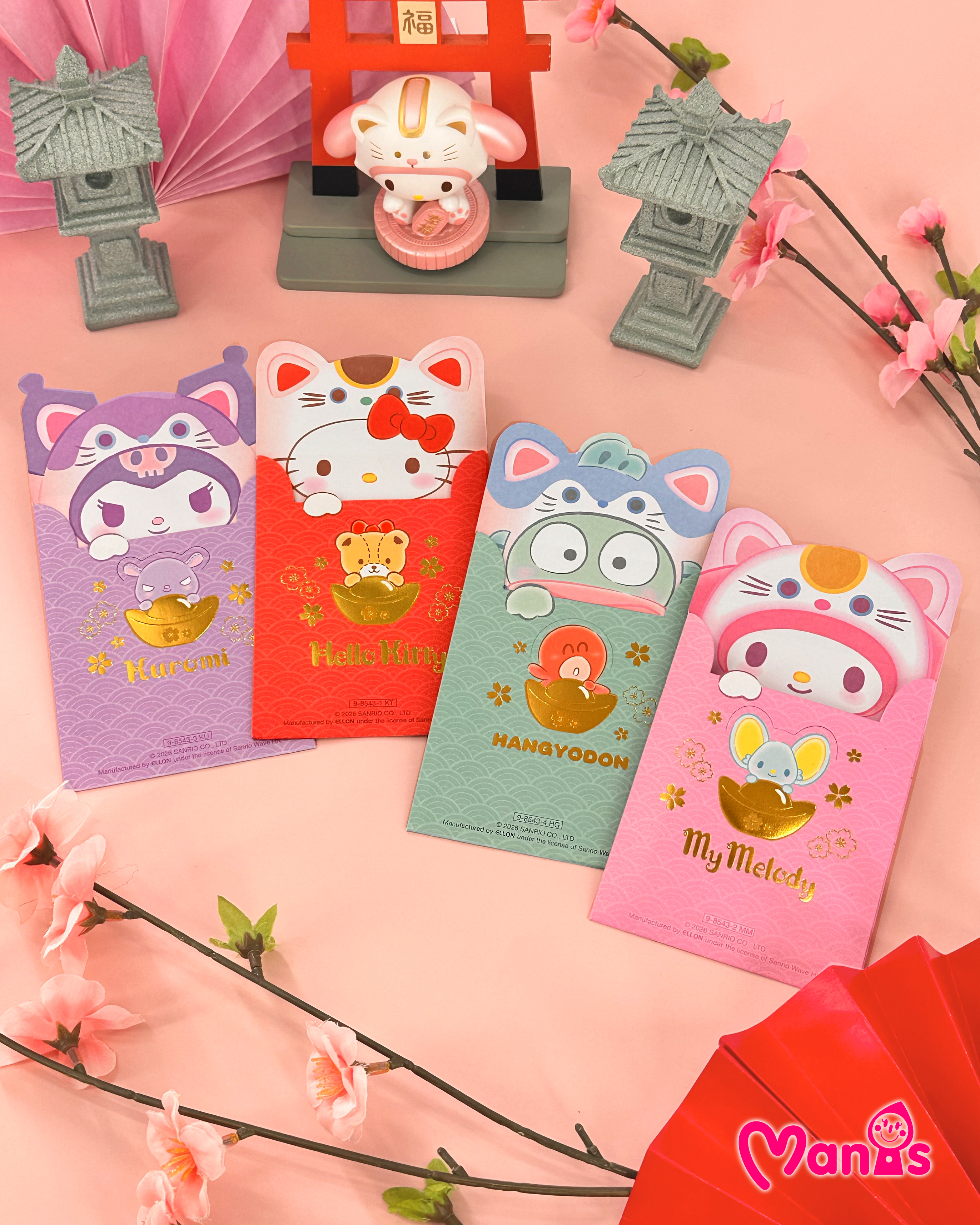 My Melody CNY Red Pocket (6pcs./ Pack) 招財花花利是封 (6個/包) 