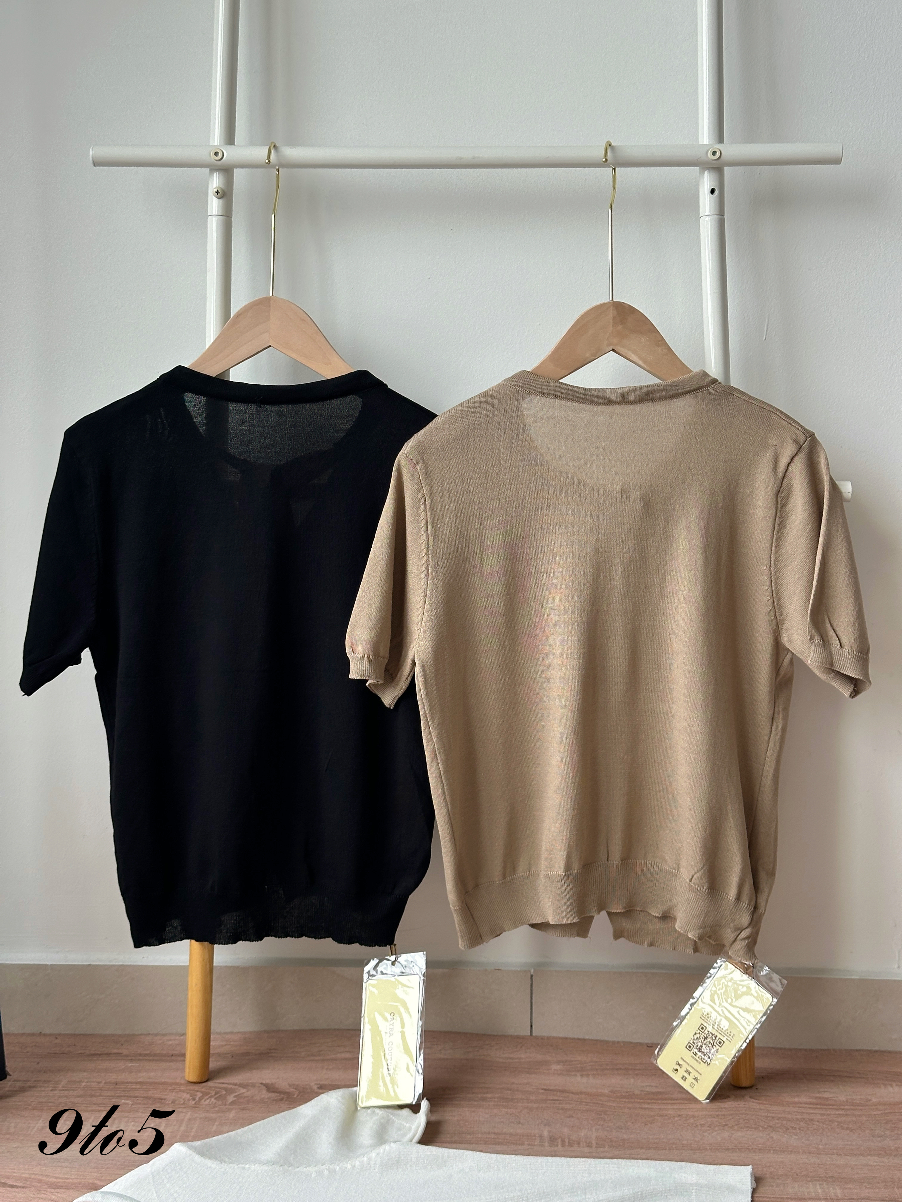 T4422 Tie-Neck Scarf Knit Top - 3 Colors 