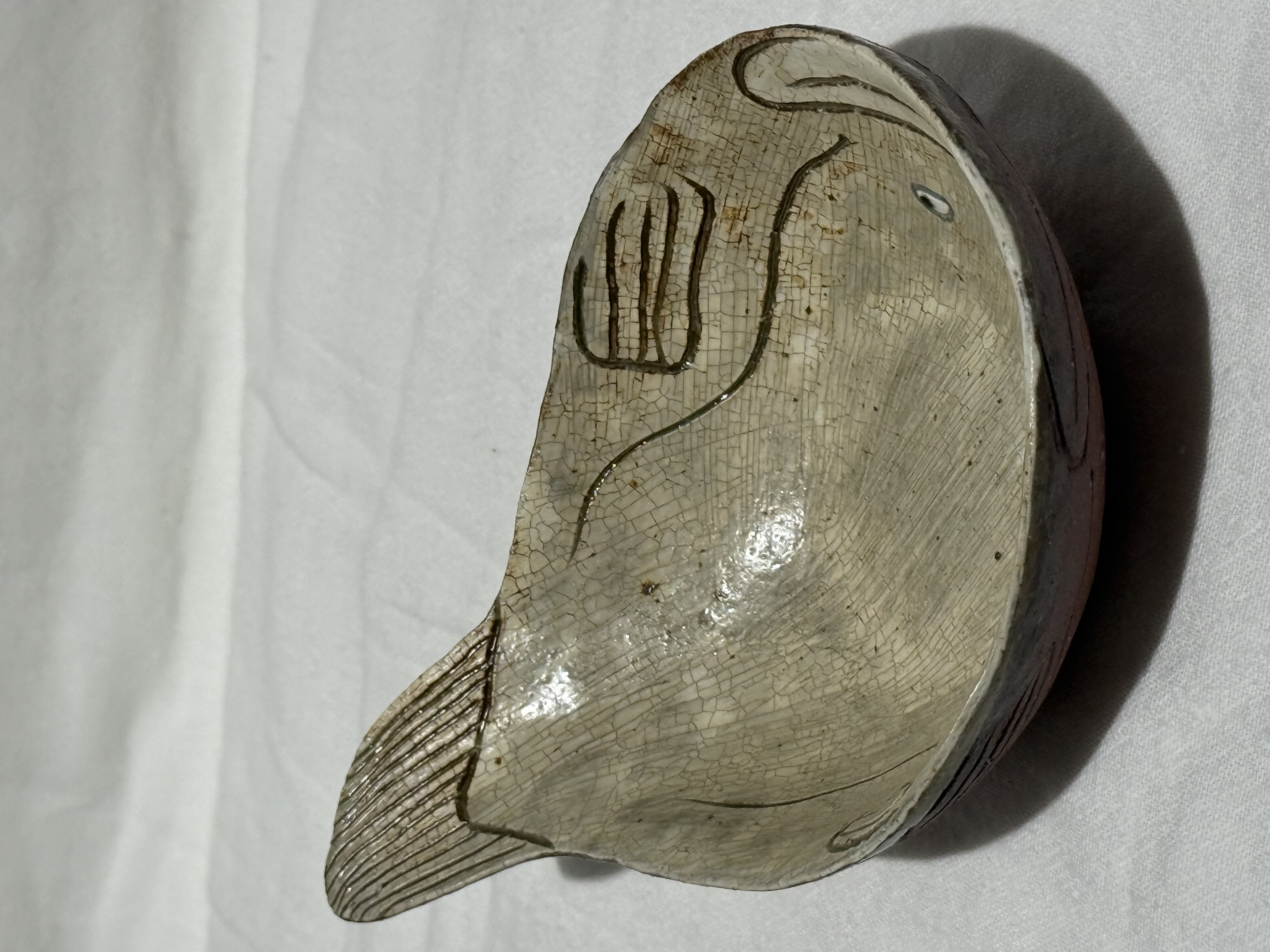 中御門雅弘 大嘴魚小碟 小皿 小料碟 