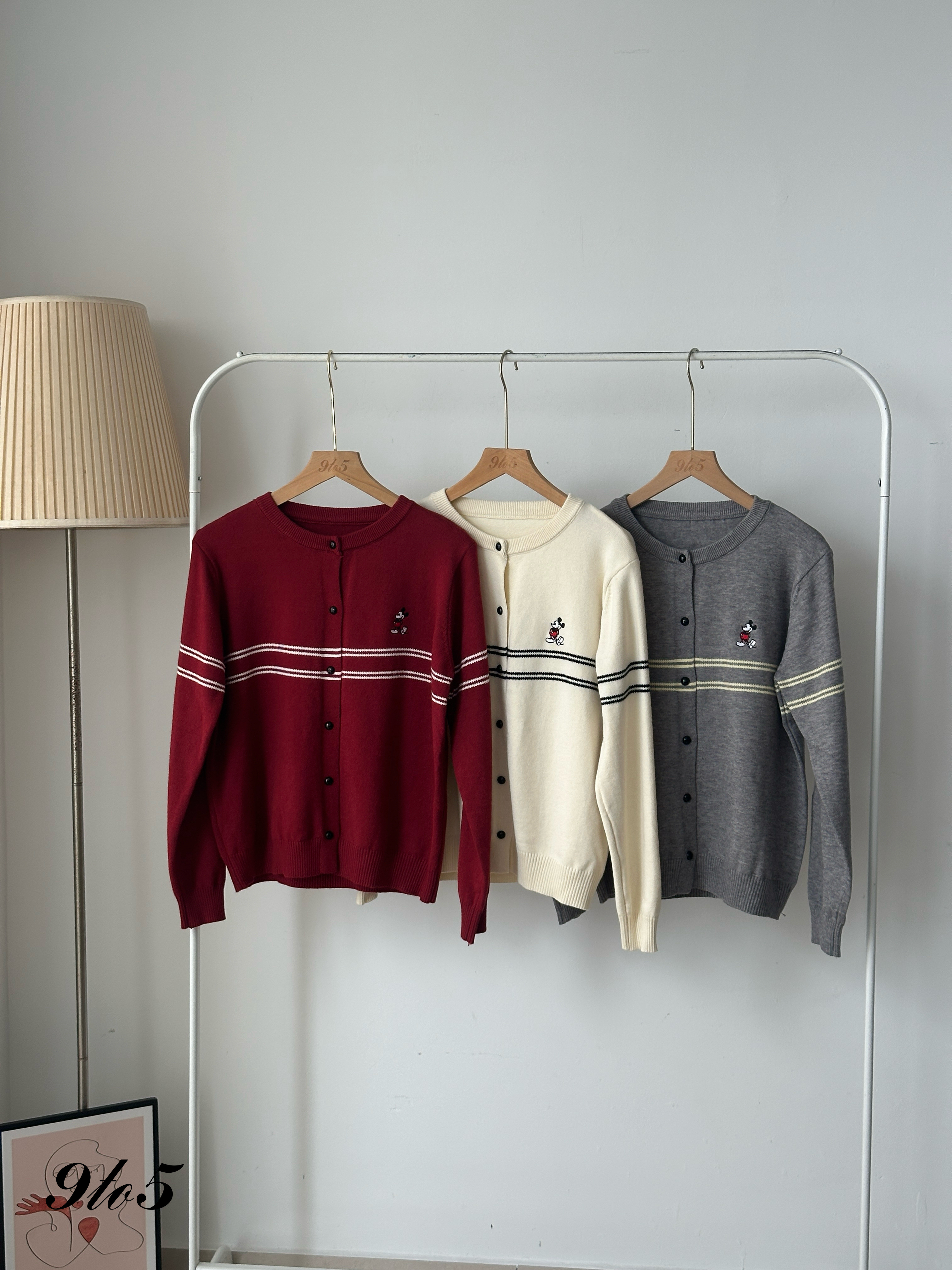 T4040 Mickey Knit Cardigan - 3 Colors