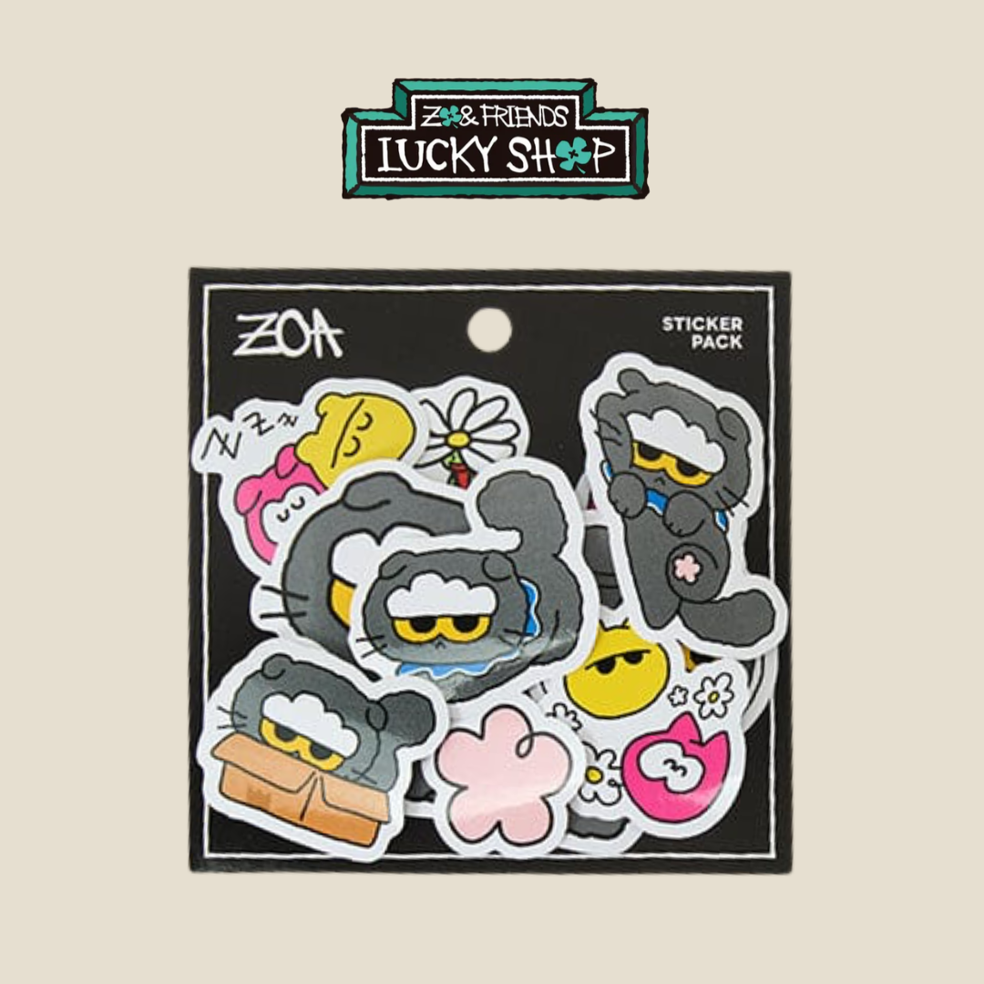 BIGBANG - G-DRAGON - [ZO&FRIENDS LUCKY SHOP] STICKER PACK - A