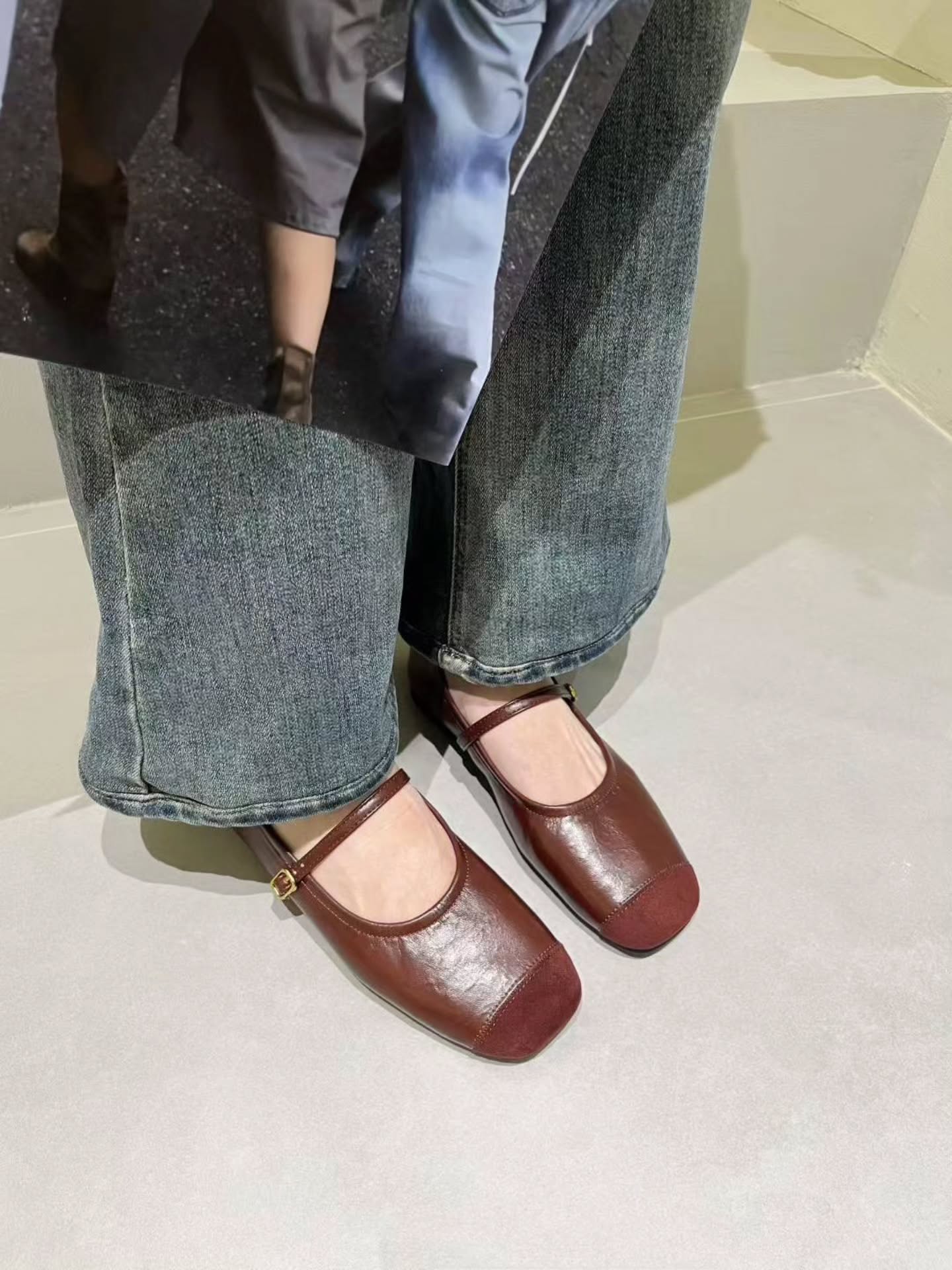 6638-80 复古玛丽珍平底鞋 🇨🇳