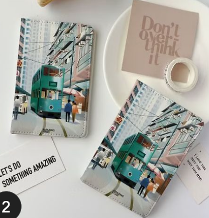 AS護照套 - 電車