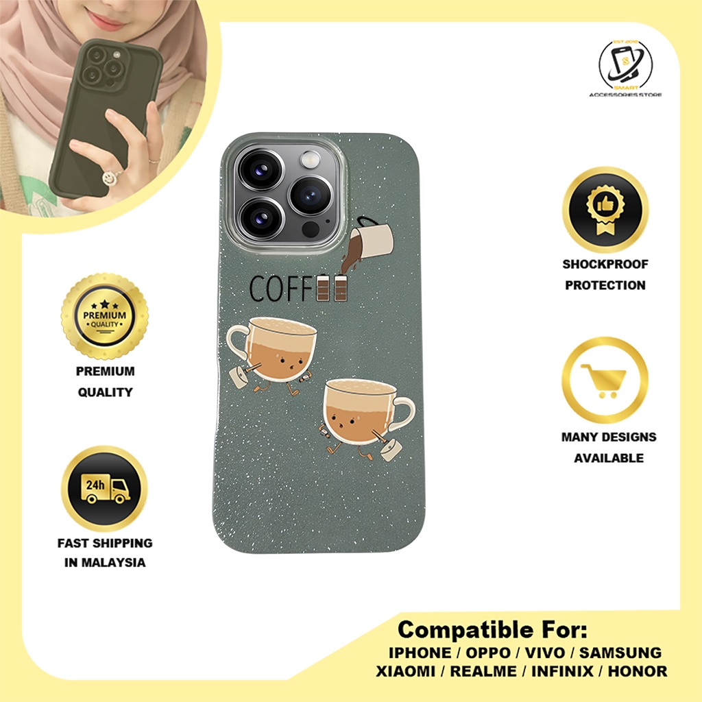 BLING CASE PHONE FOR IPHONE - DESIGN COFFEE B