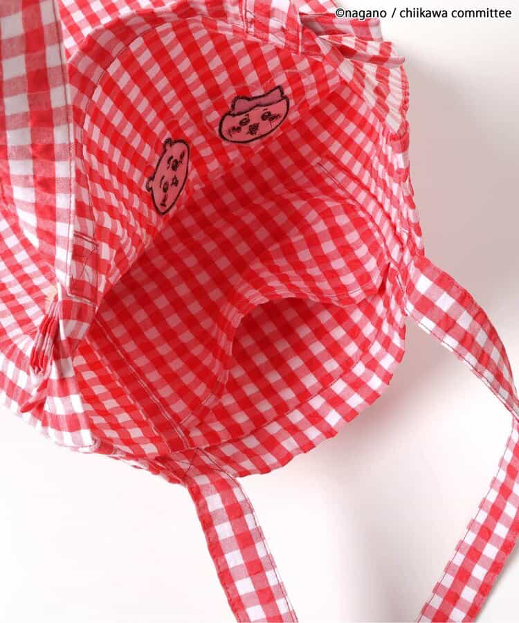 🇯🇵預訂 日本直送🇯🇵Apres les cours x Chiikawa系列人物刺繡貼花格紋手提包