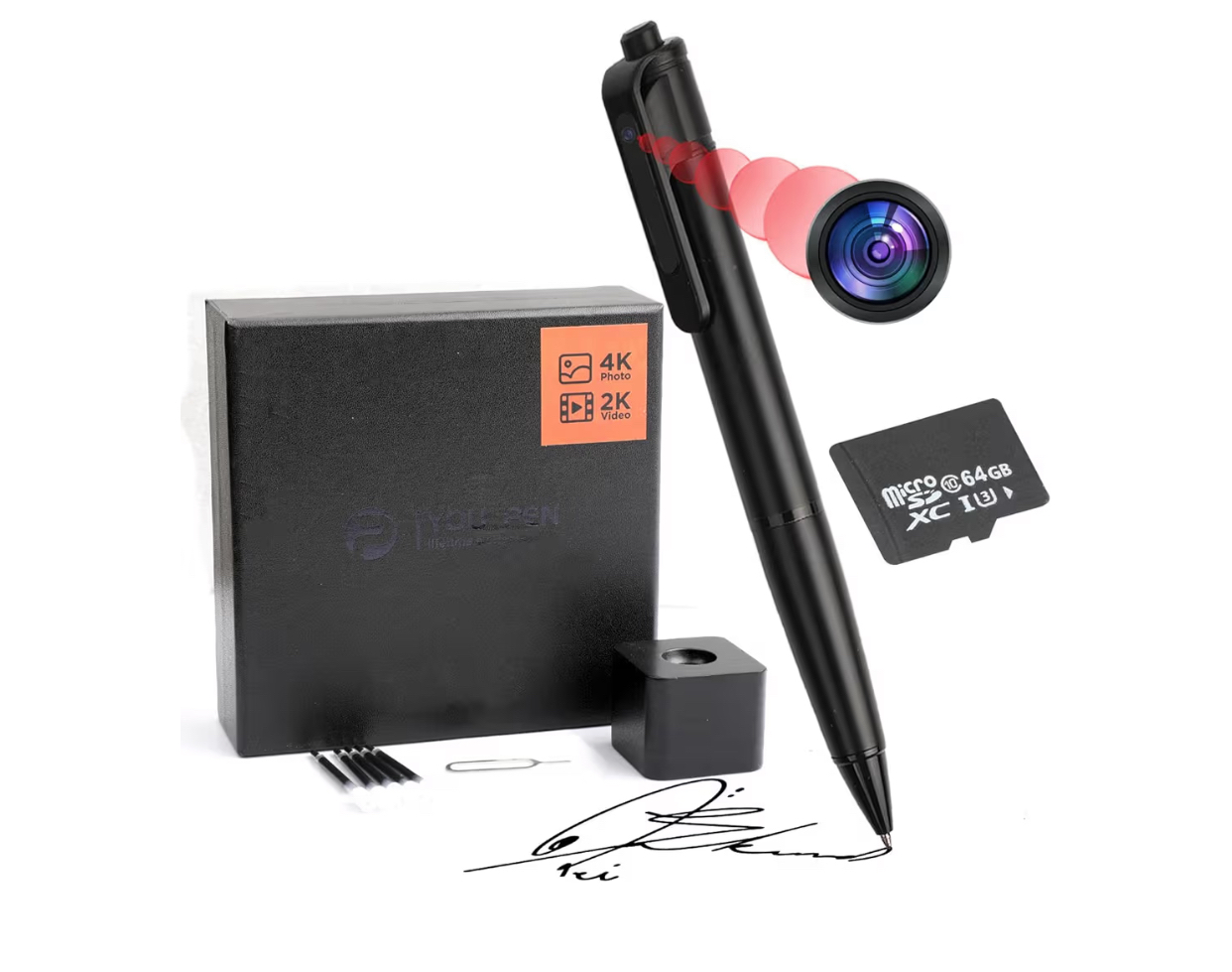 4K 圓珠筆型針孔攝影機