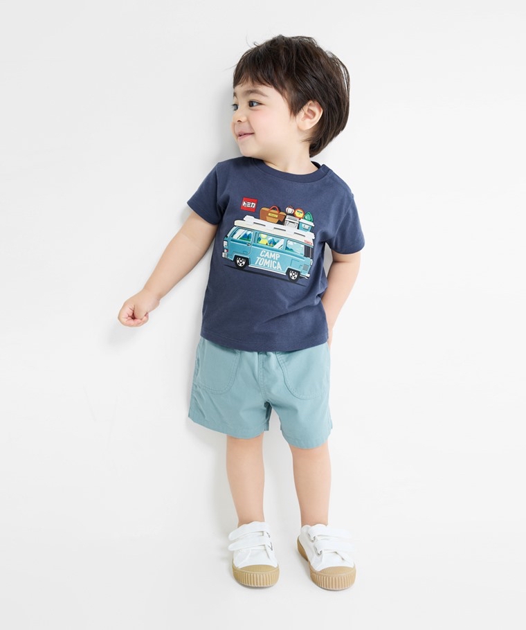💚預訂 台灣直送💚Tomica露營車印花純棉短袖T恤