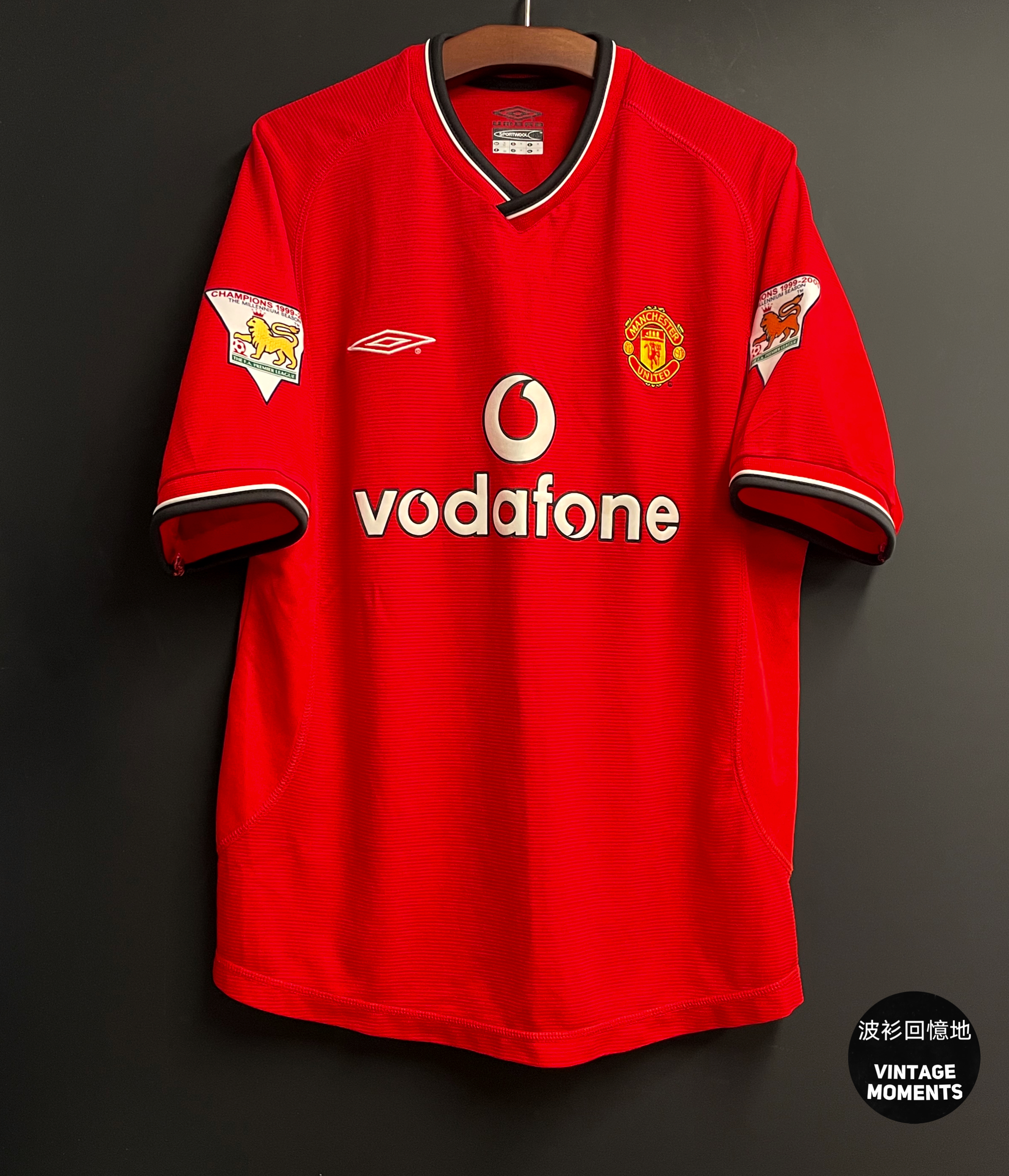 曼聯00/01主場 碧咸 MANCHESTER UNITED HOME SHIRT BECKHAM