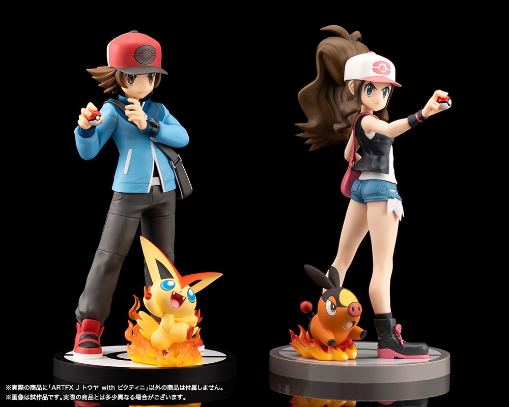 (預訂訂金 $200) (總價 $645) 壽屋 Kotobukiya ARTFX J Pokémon 精靈寶可夢 鬥透 with 比克提尼 (行版) Hilbert with Victini (KO06697) 