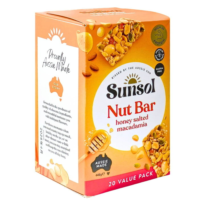 日本🇯🇵Costco快閃 🌟本週特價🌟 Sunsol 堅果棒，22克 x 20袋 