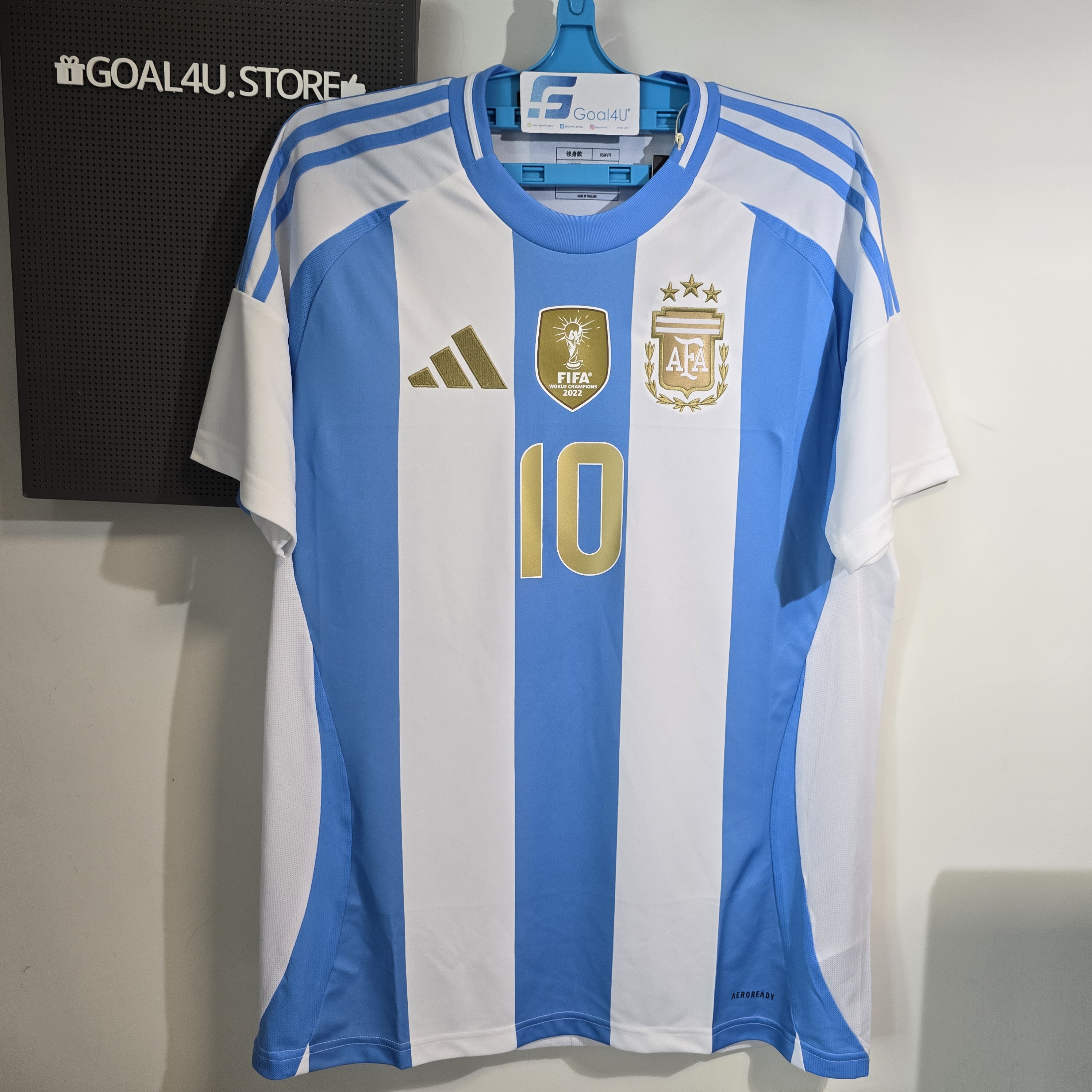 Adidas Argentina 阿根廷 2024-25 主場球迷版球衣 (附字章選項) IP8409