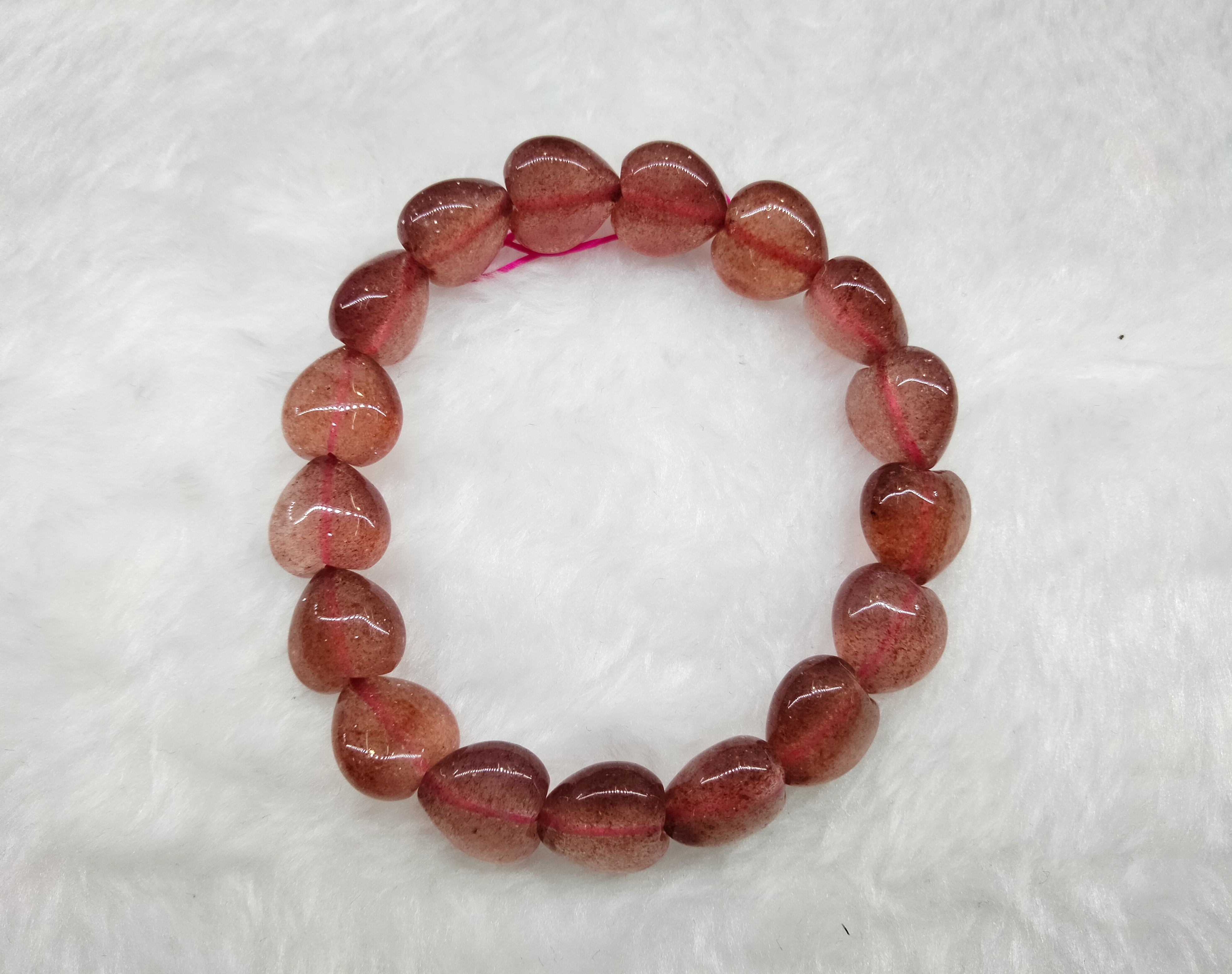 草莓晶手串 (心形)